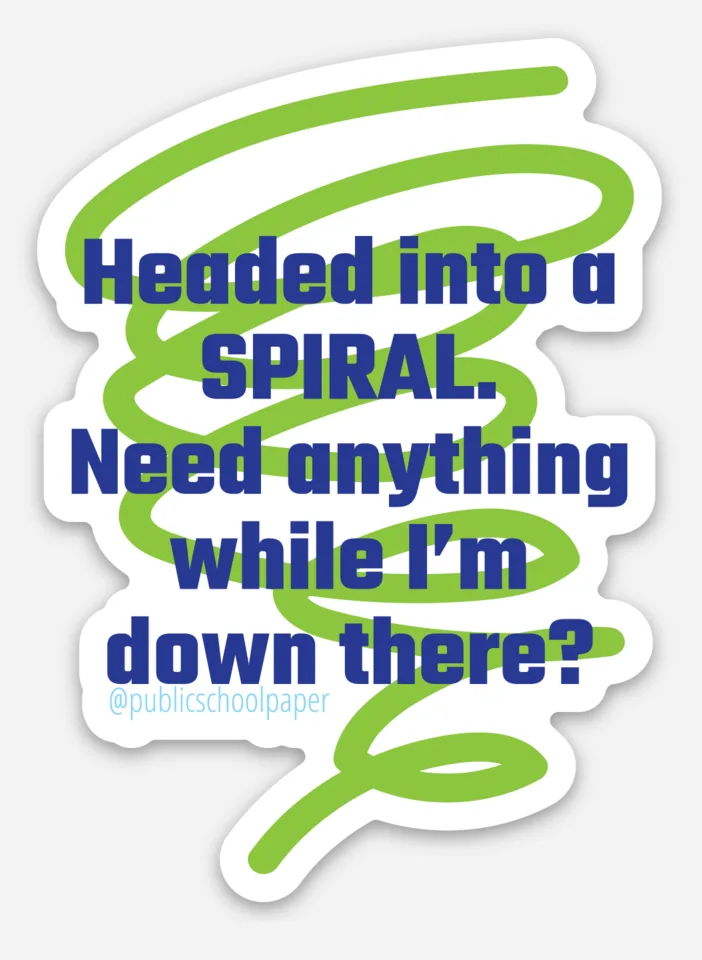 Spiral Vinyl-Aufkleber
