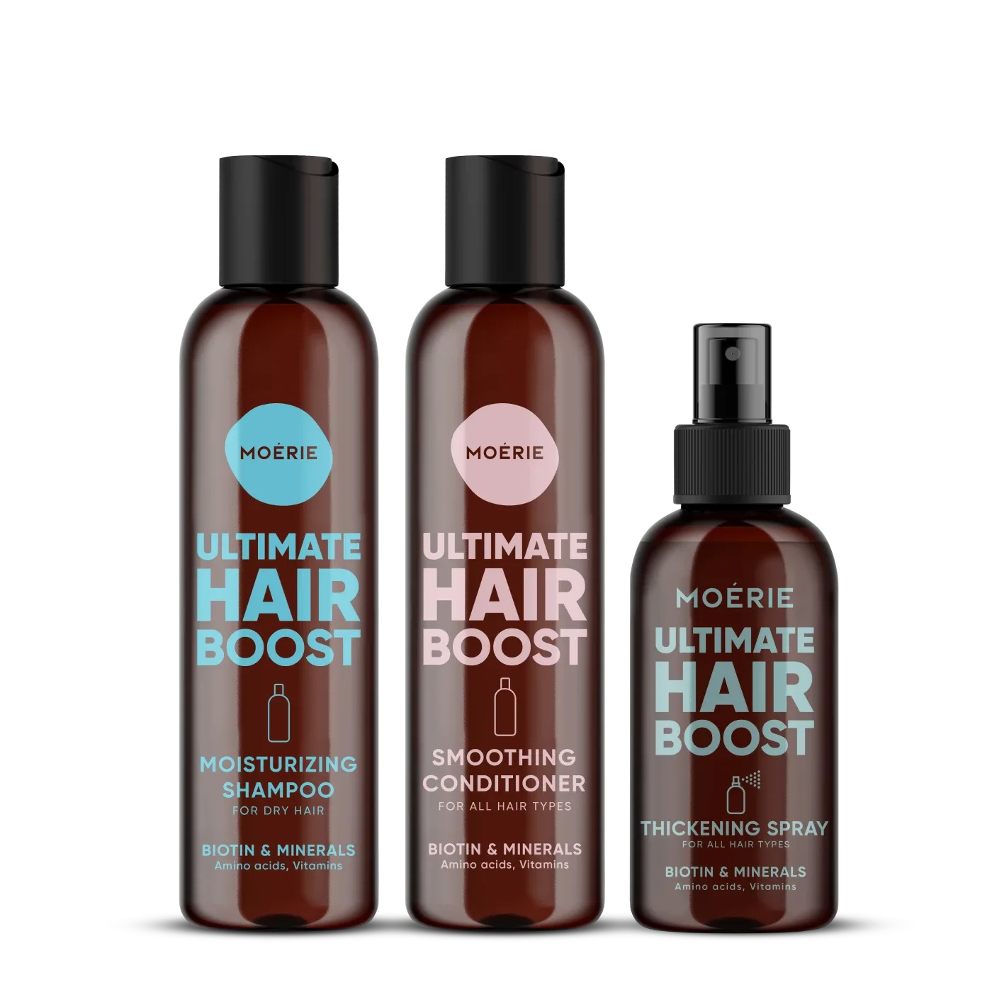 Sada Moisturizing Hair Boost Duo + Sprej pro zesílení vlasů