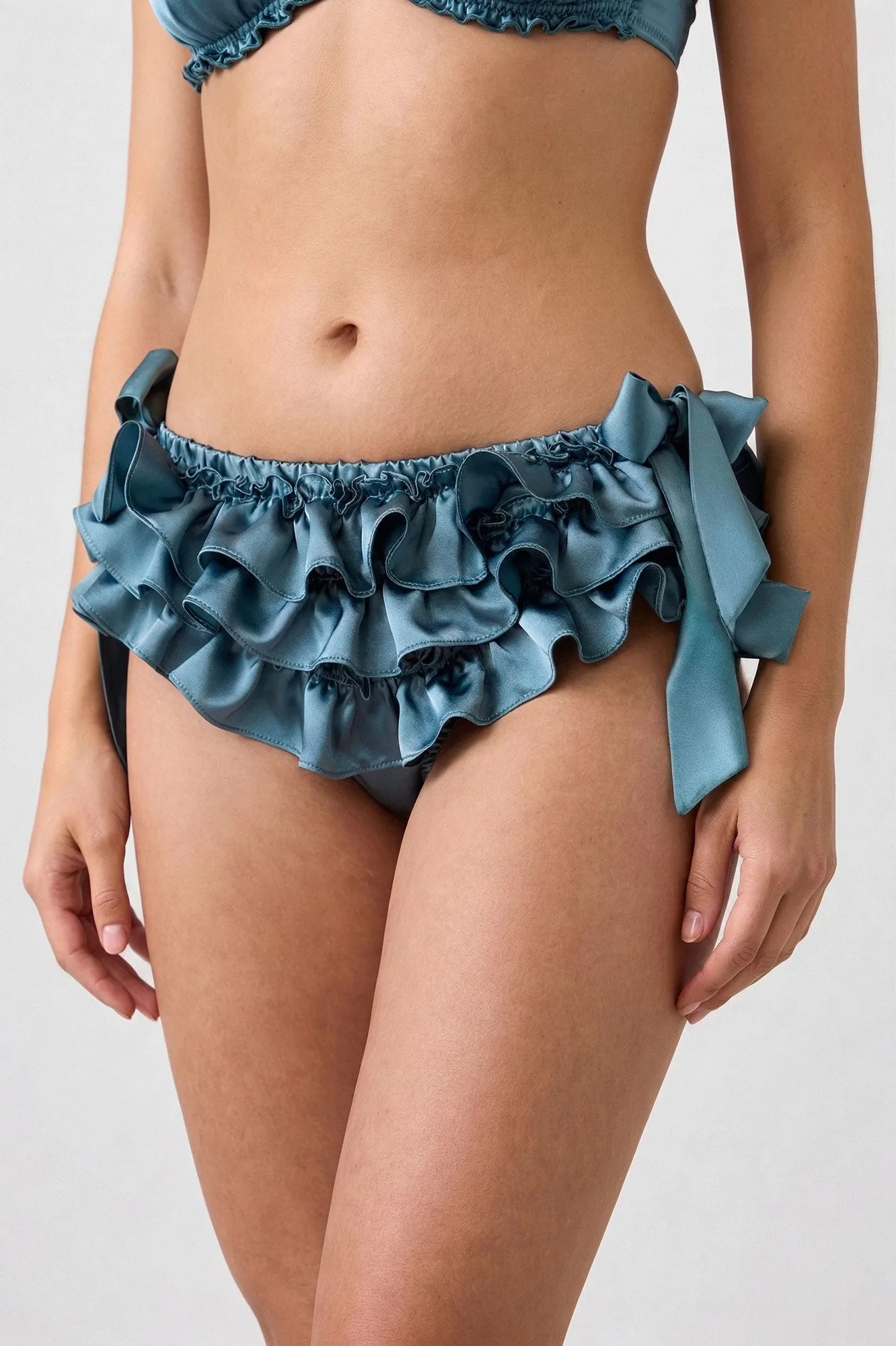 Silk ruffled panties