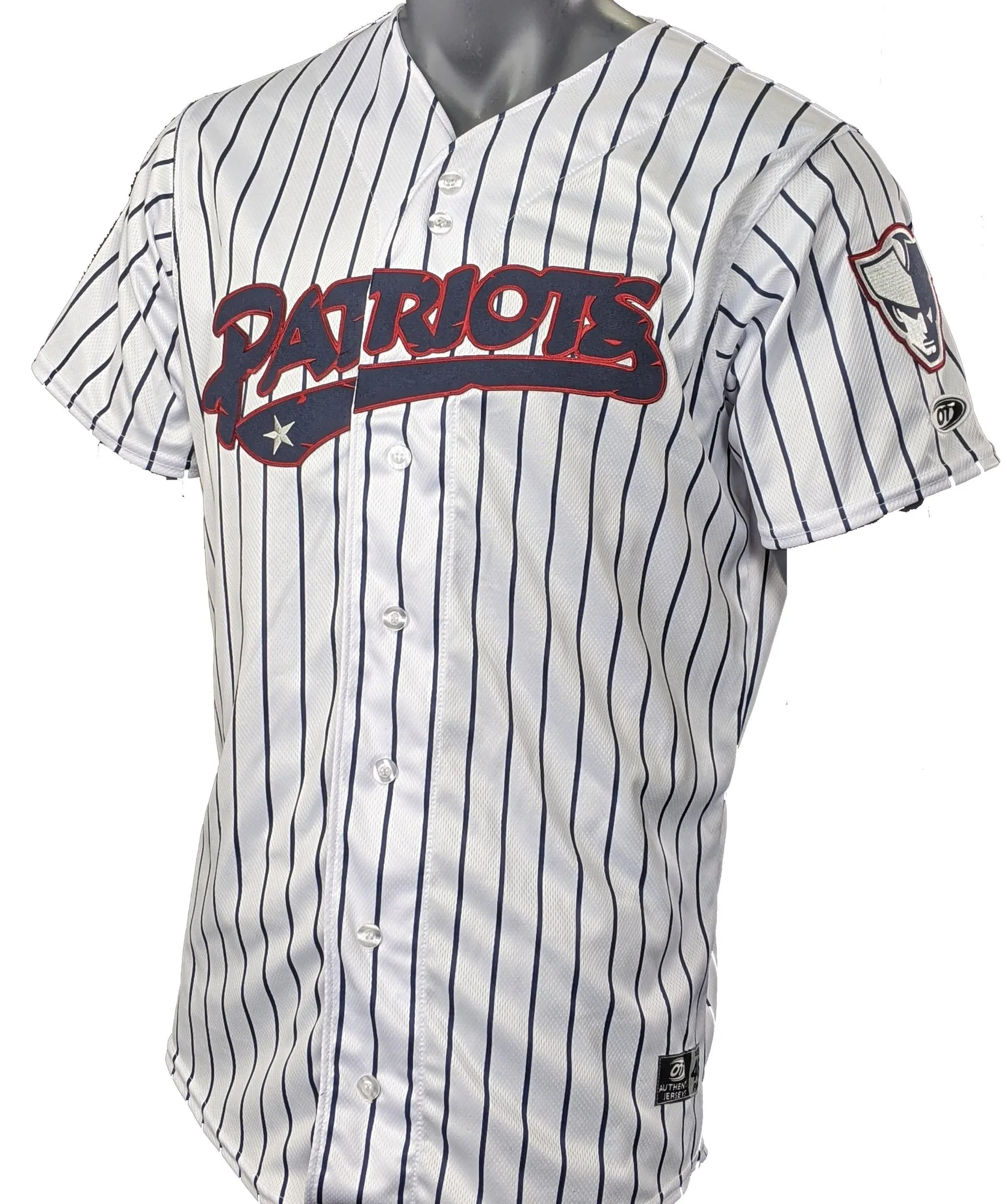 Camisola às Riscas Somerset Patriots: Guia de Tamanhos e Estilo