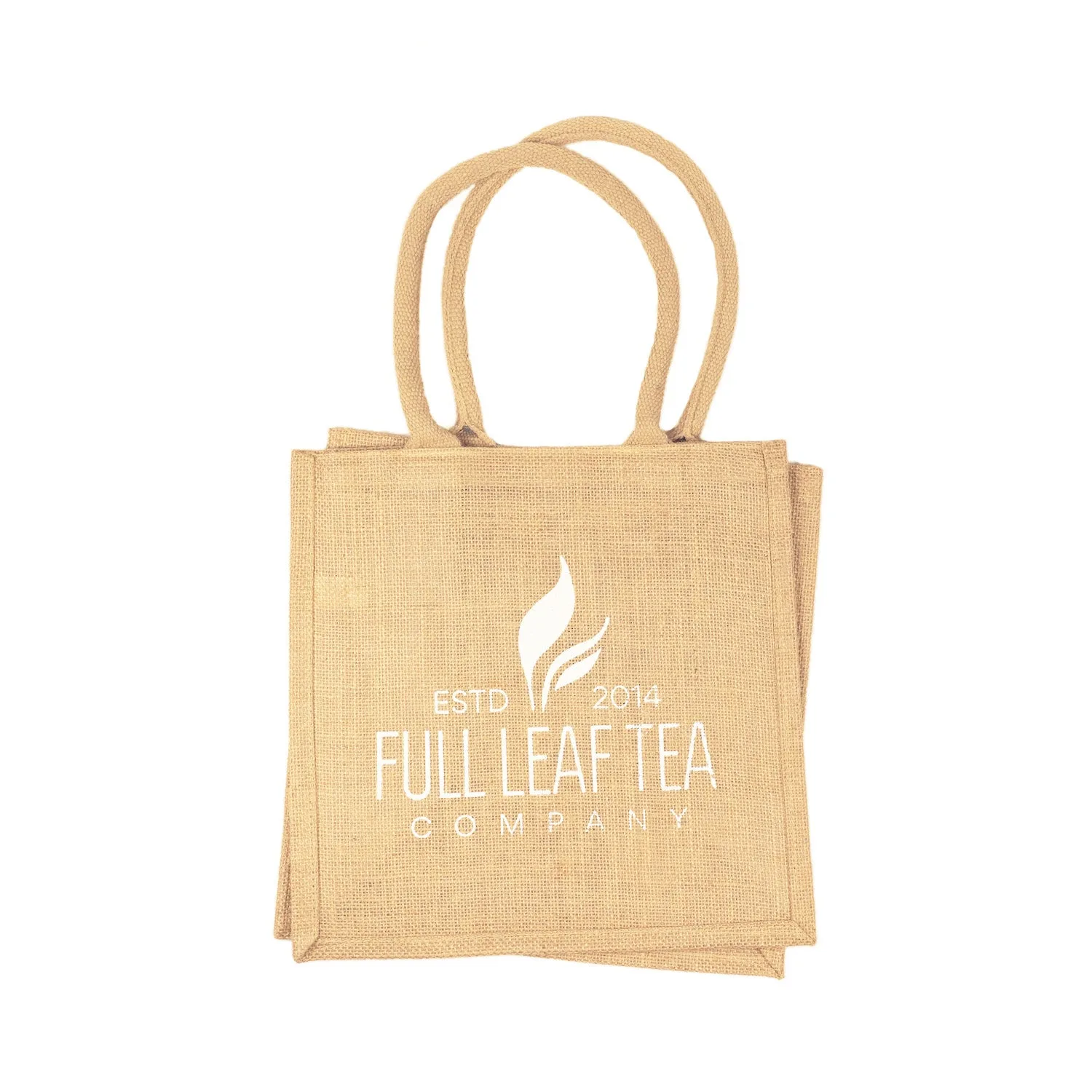 Sac cabas en toile de jute Signature