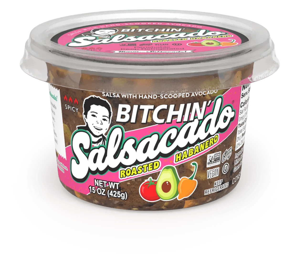 Bitchin' Salsacado Paahdettu Habanero: tulisuusaste ja käyttötavat