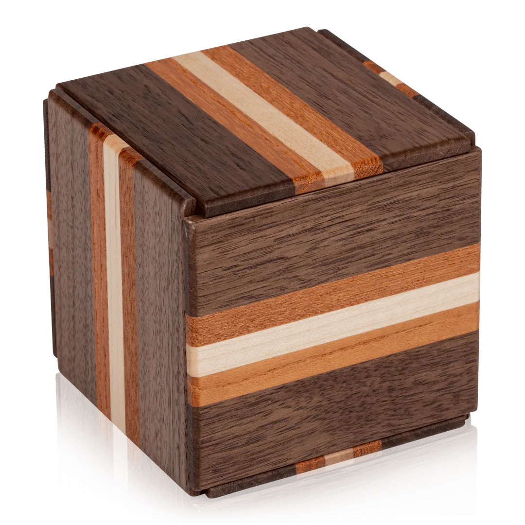 Boîte puzzle à dix-huit rayures