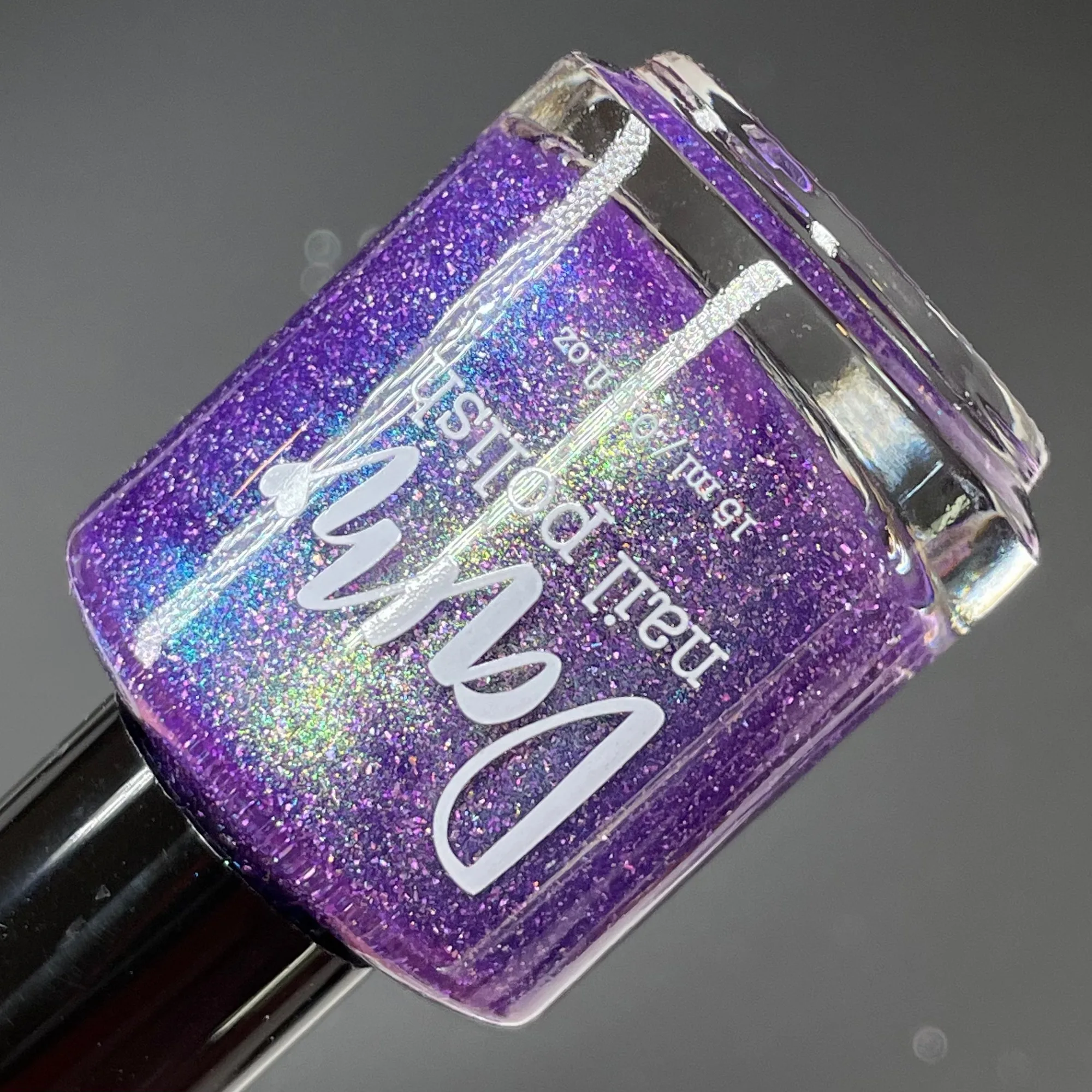 Plum Wined - Purple Shimmer Nail Polish - Oops Batch