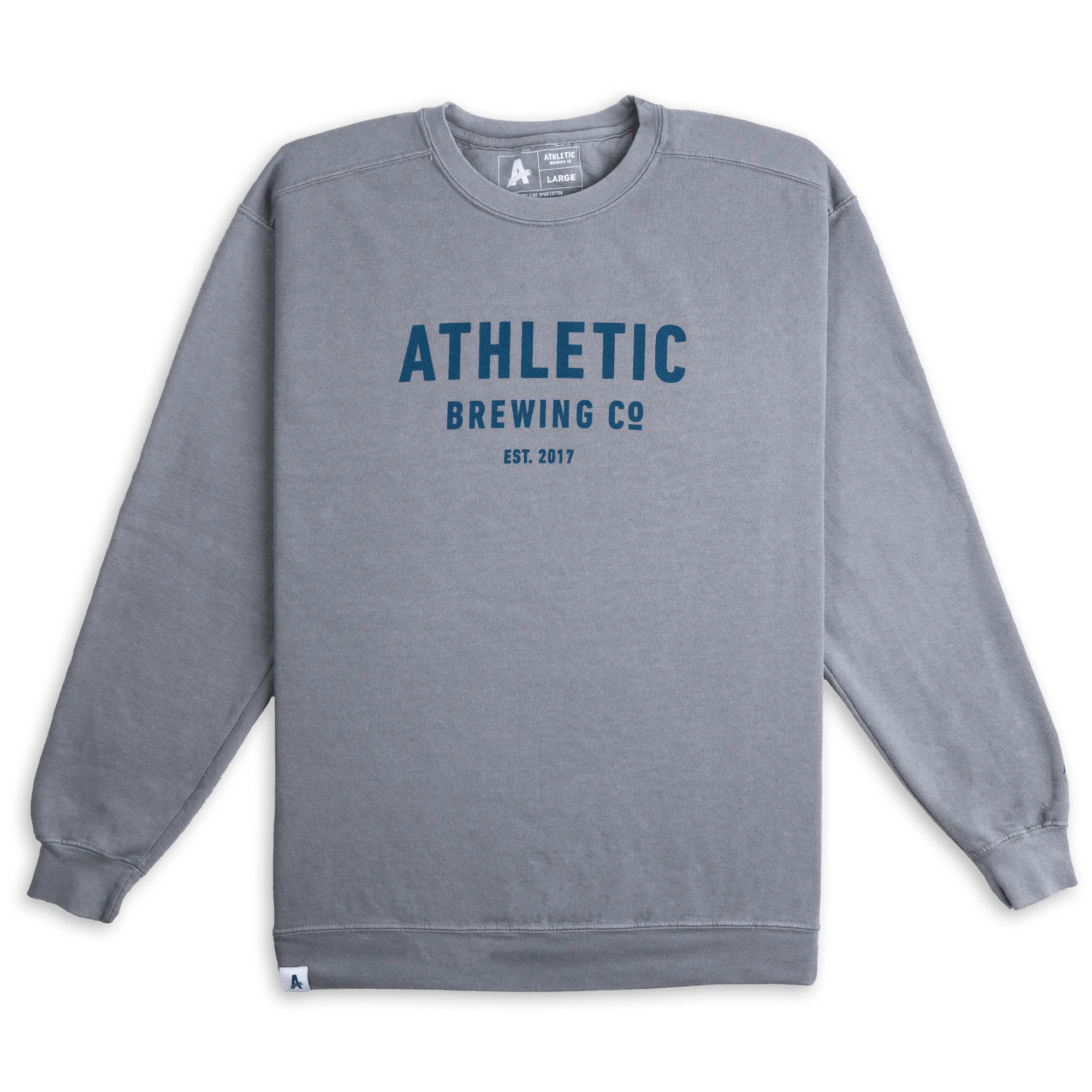 Mikina s kapucí Athletic Brewing Co - šedá