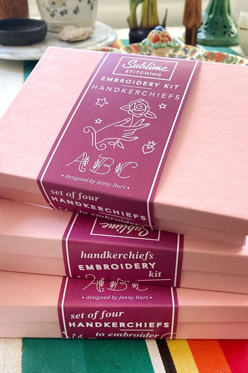 Monogram Handkerchiefs Embroidery Kit: Project Ideas and Stitching Tips