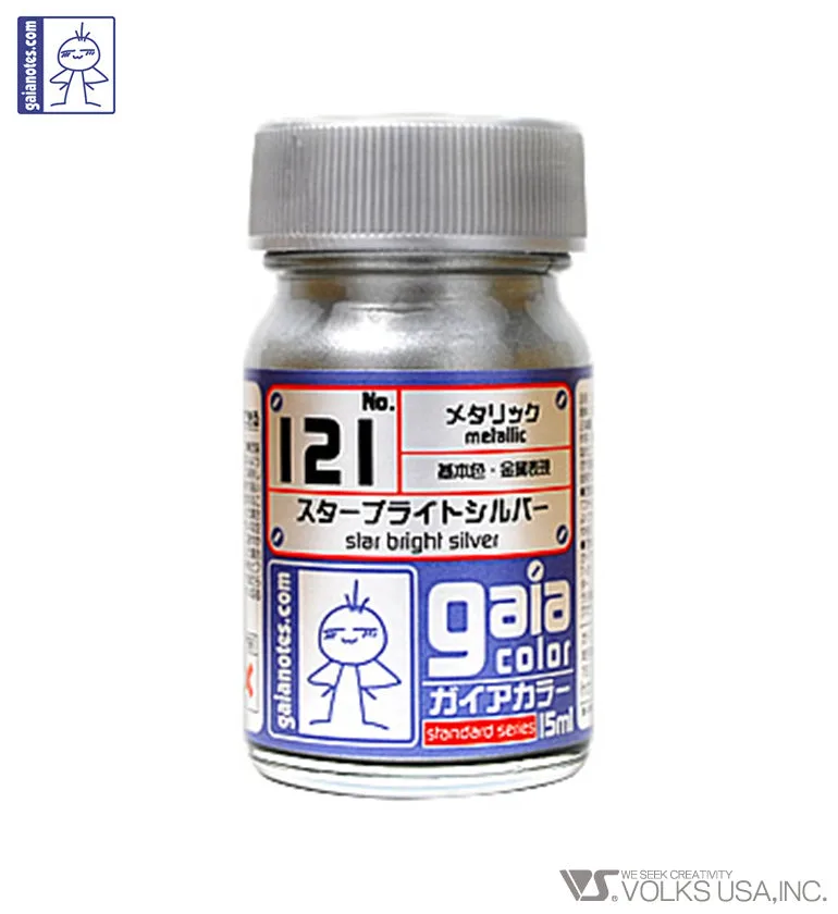 Gaia Metallic Color 121 Star Bright Silver
