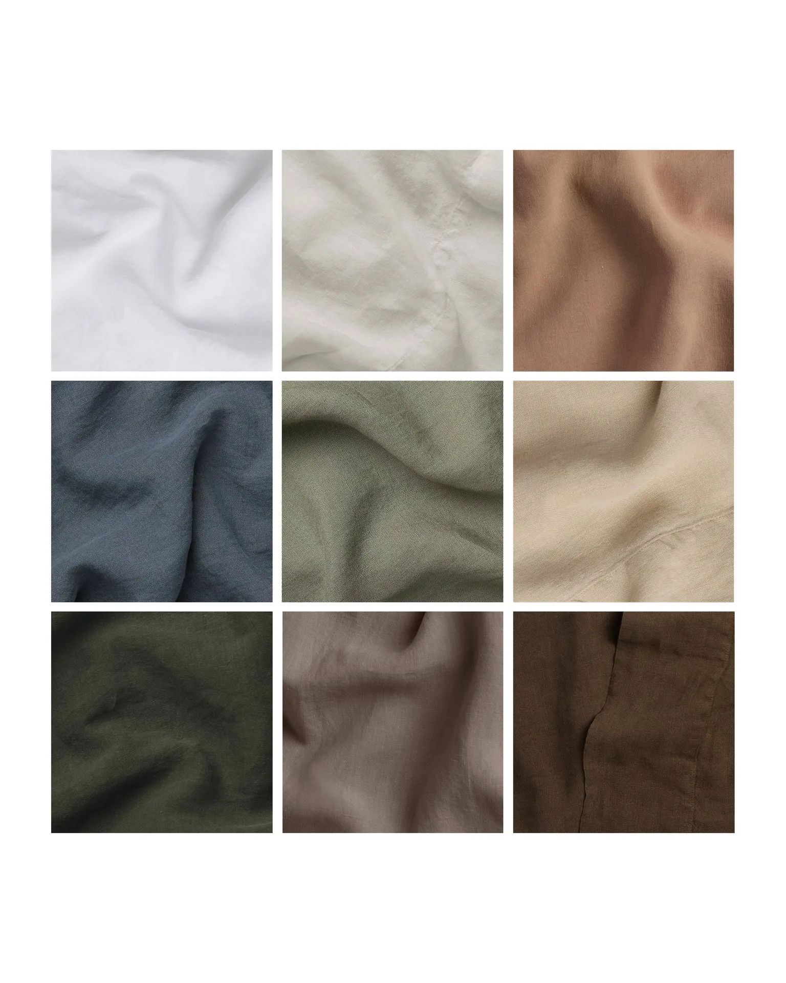 Linen Fabric Swatch (White)