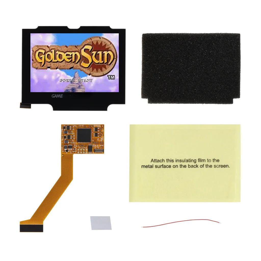 Comparativa: Pantalla IPS LCD de GBA SP vs. Original