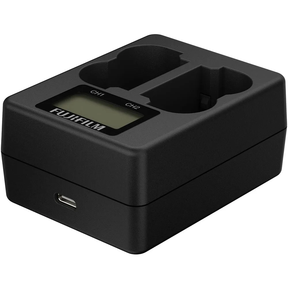 Cargador de batería doble FUJIFILM BC-W235 para baterías FUJIFILM NP-W235