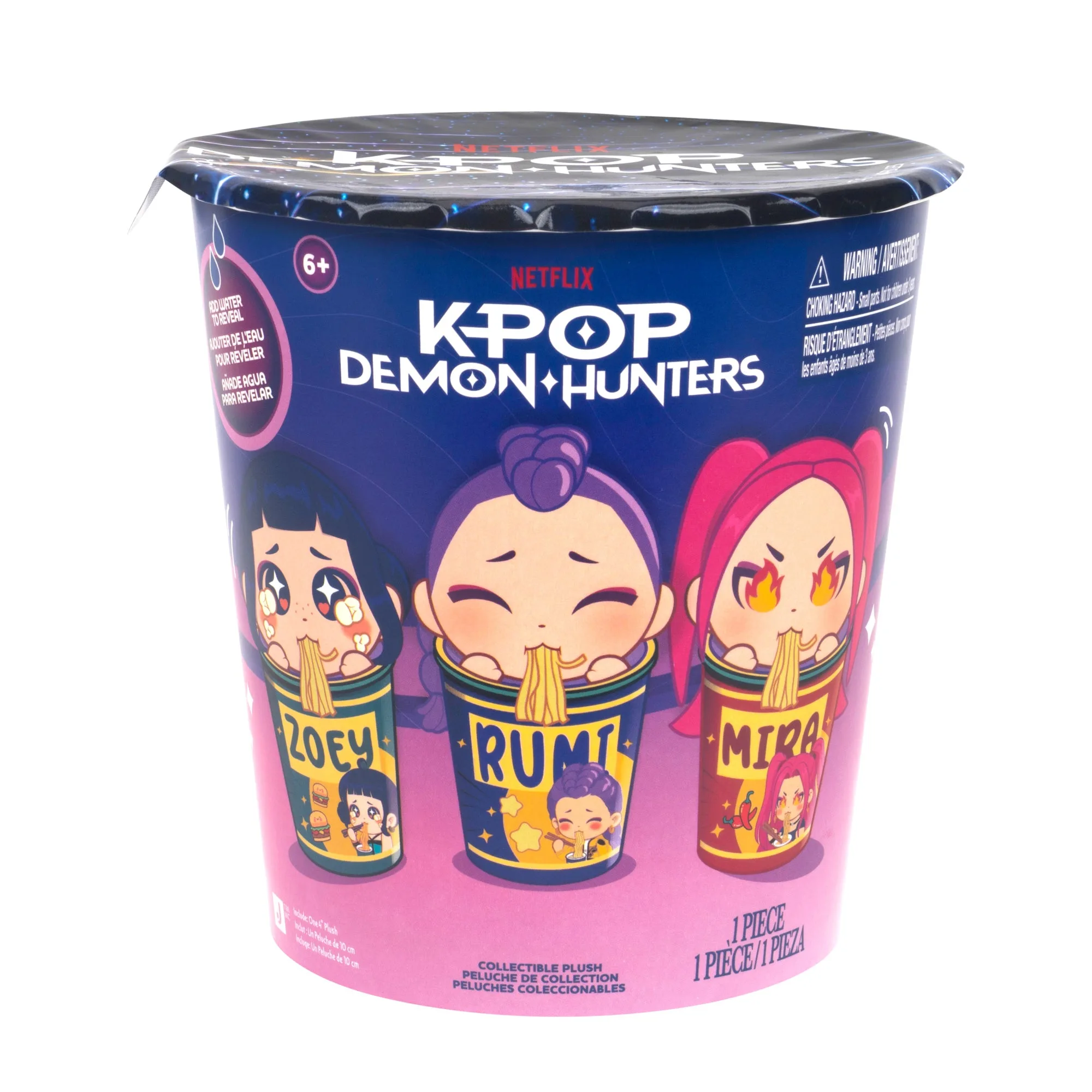 KPop デーモンハンターズ 4インチ ブラインドミニラミョンカップ アソートメント