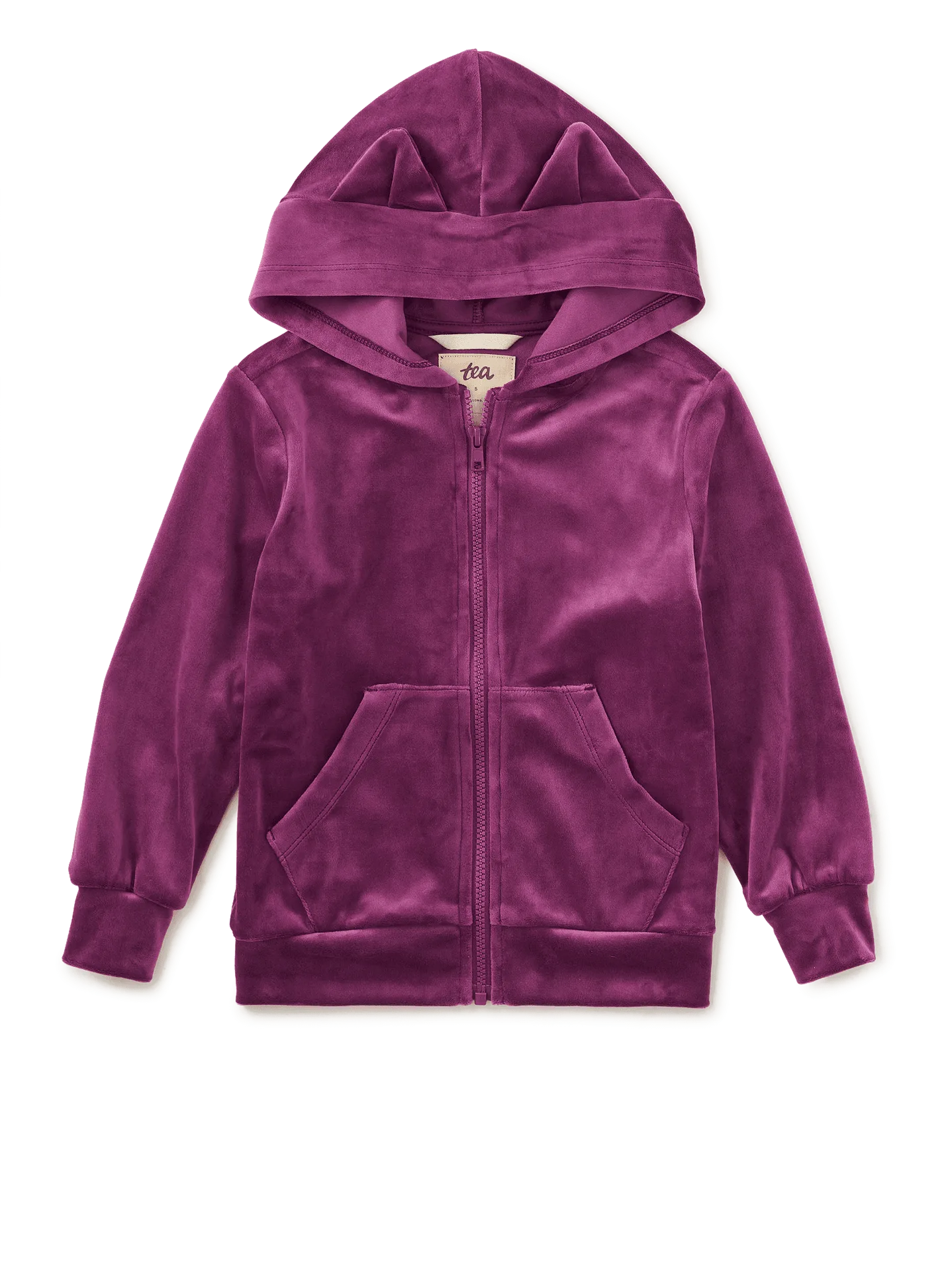 Cat Ears Velour Hoodie