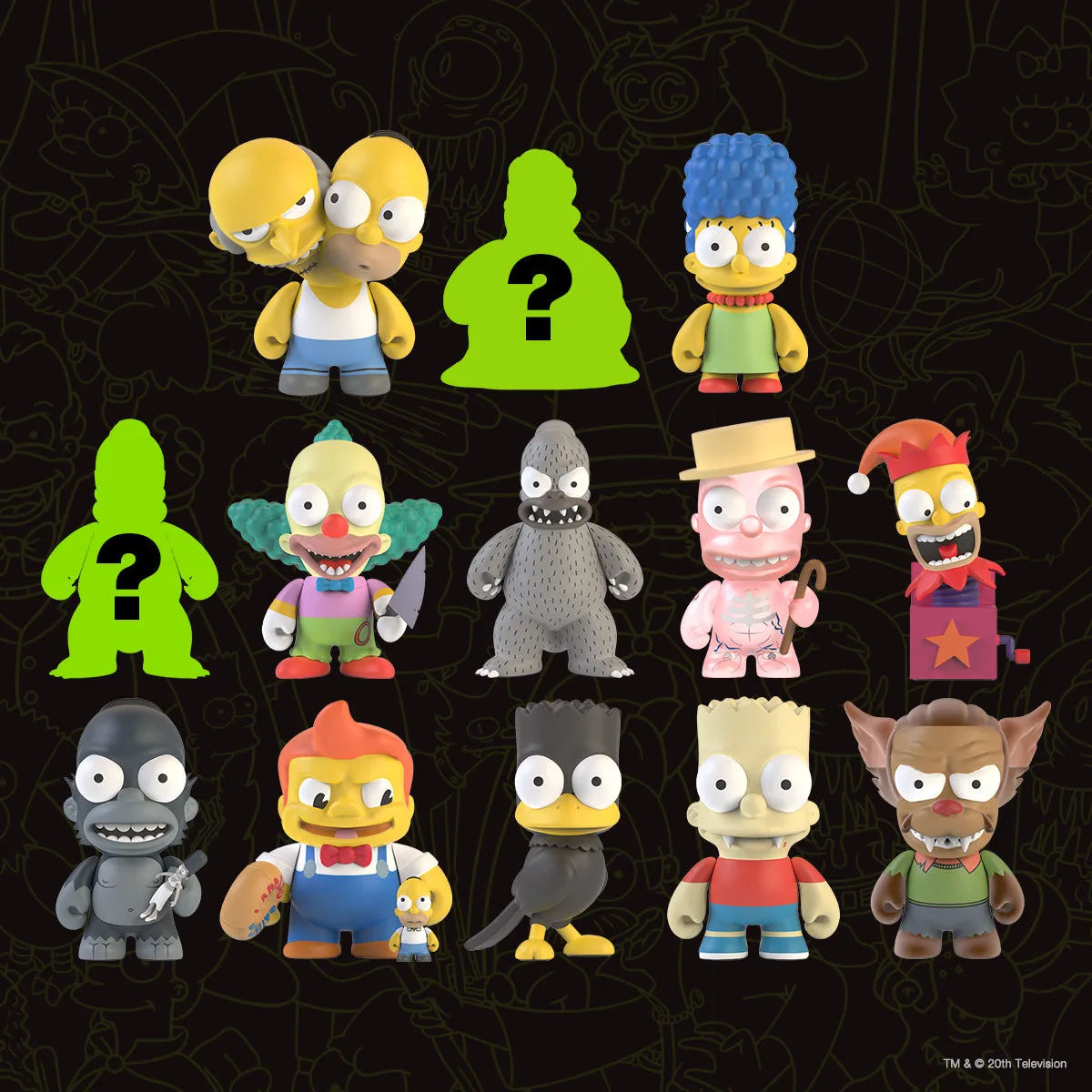 سلسلة مجسمات صغيرة عمياء The Simpsons Treehouse of Horror 2 (طلب مسبق)