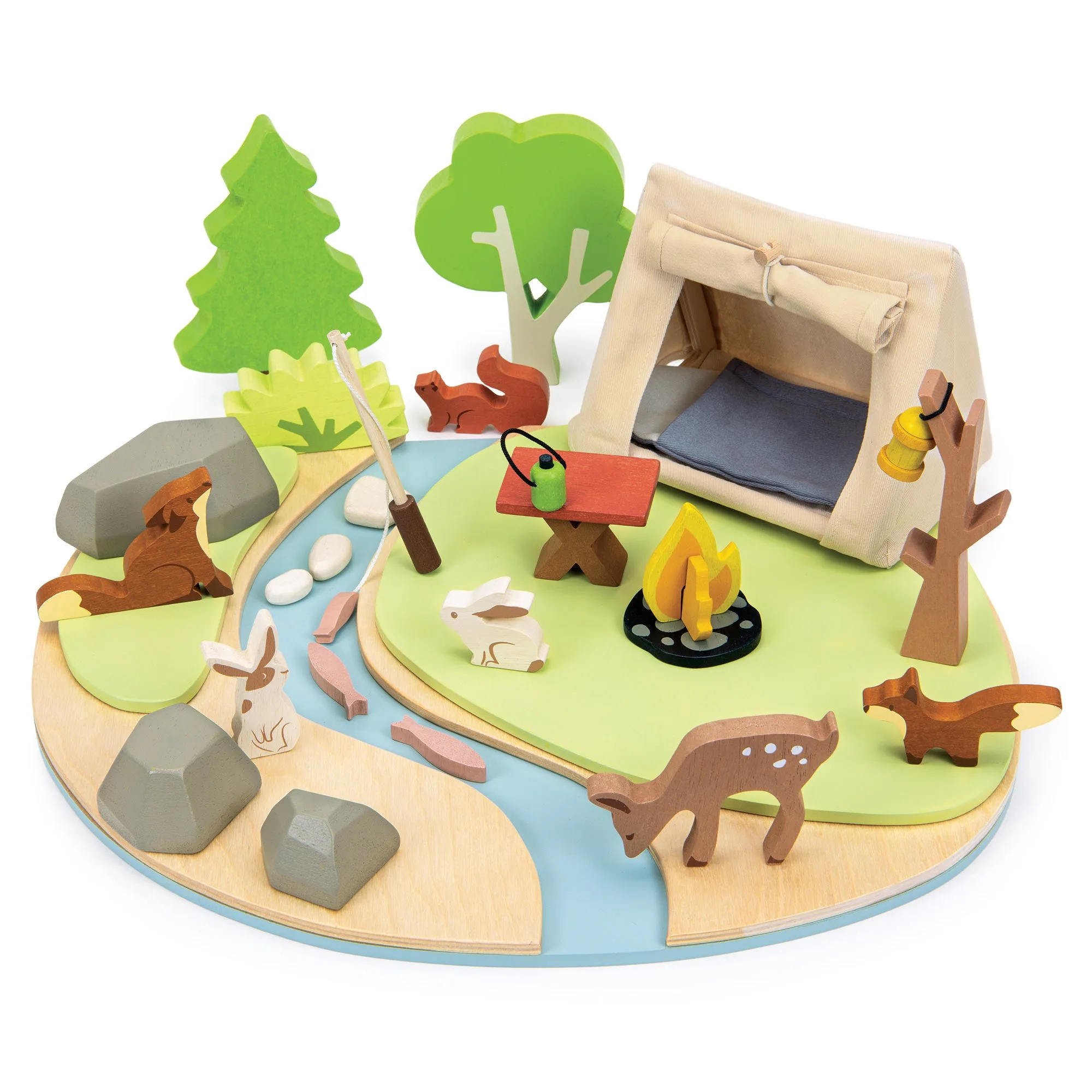 Come allestire un set da campeggio nella natura