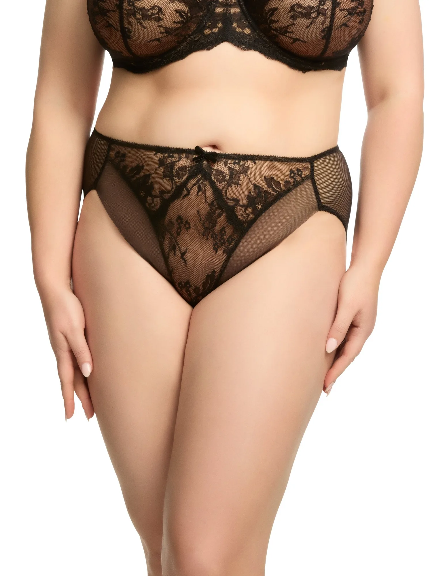 Yva Hi Cut Brief - Black