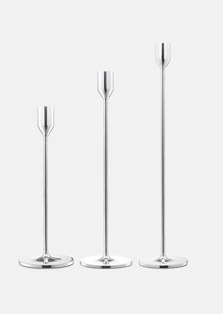 How to Style a Silver-Plated Candle Holder Set