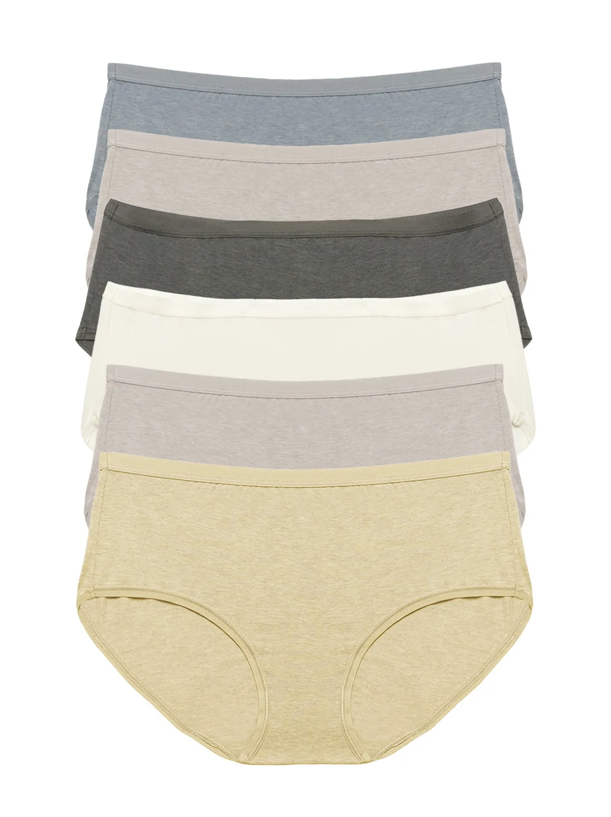 Organic Cotton Stretch Hipster 6-Pack