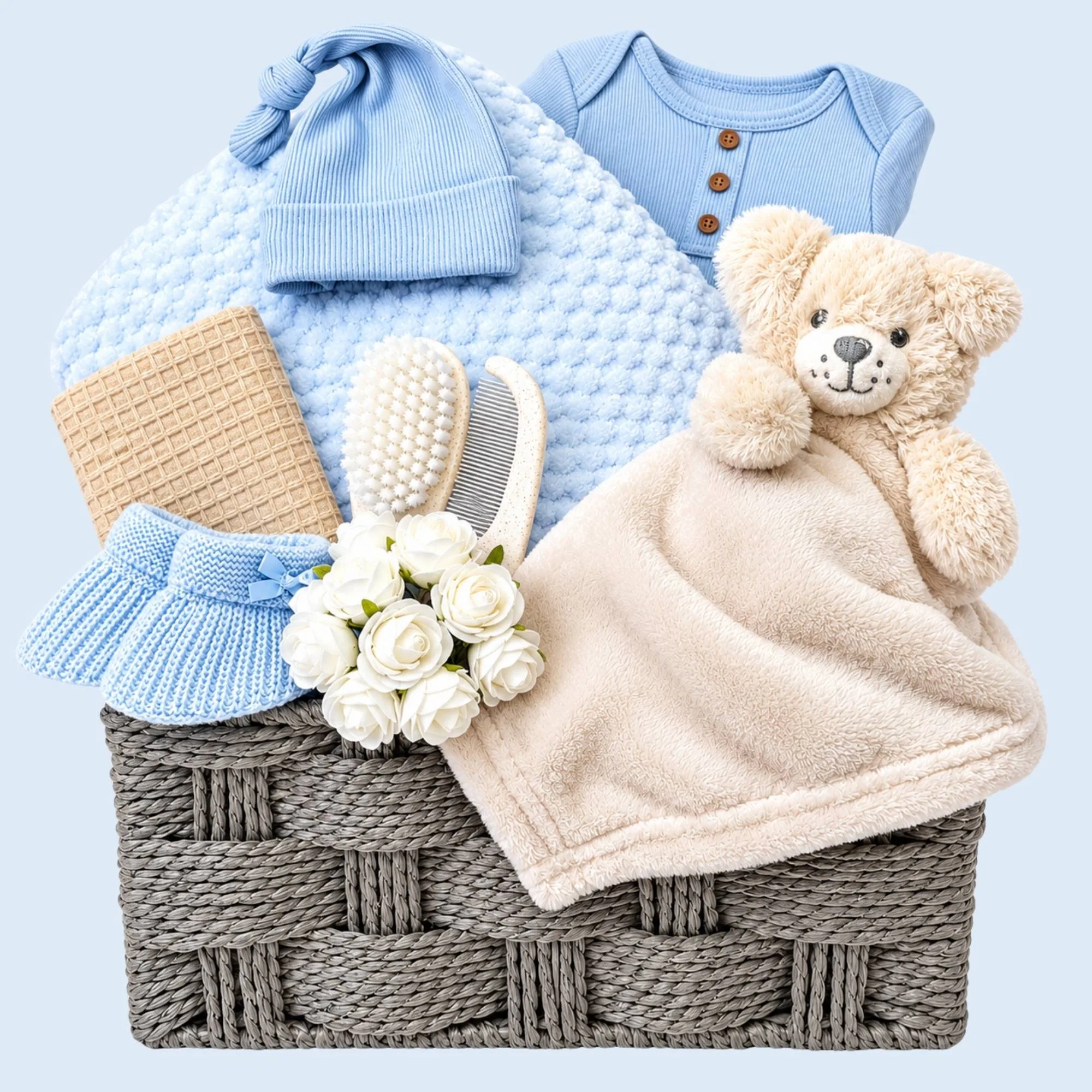 Baby Boy Presents Hamper - Cosy Moments
