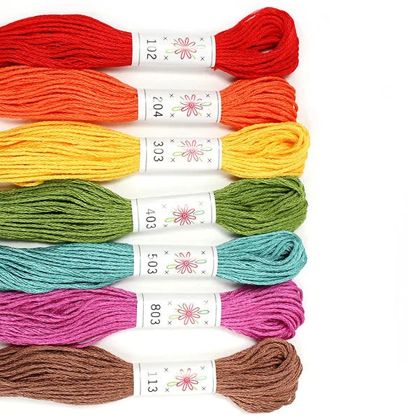 FRUIT SALAD - Sublime Embroidery Floss Palette