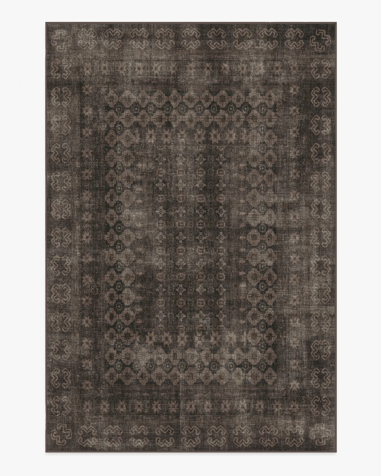 Cyrus Black Flatwoven Rug