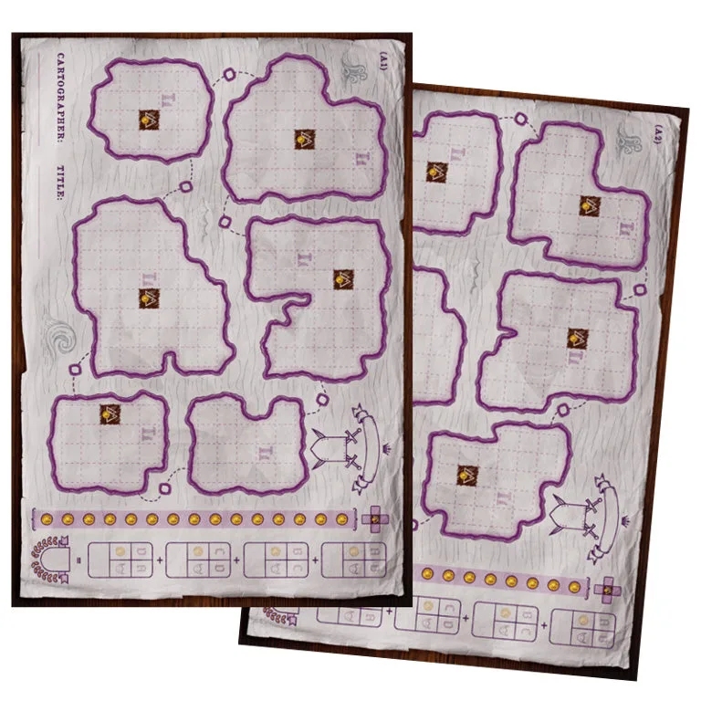 Cartographers: Extra Map Sheets A1/A1 (Affril)