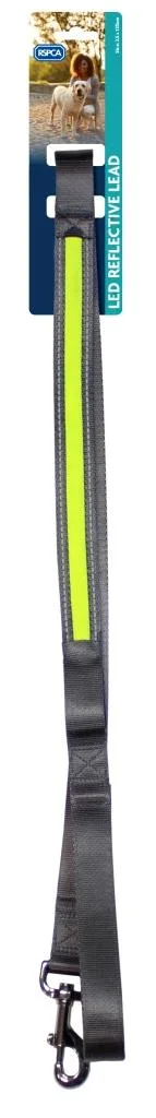 RSPCA Reflective LED Lead