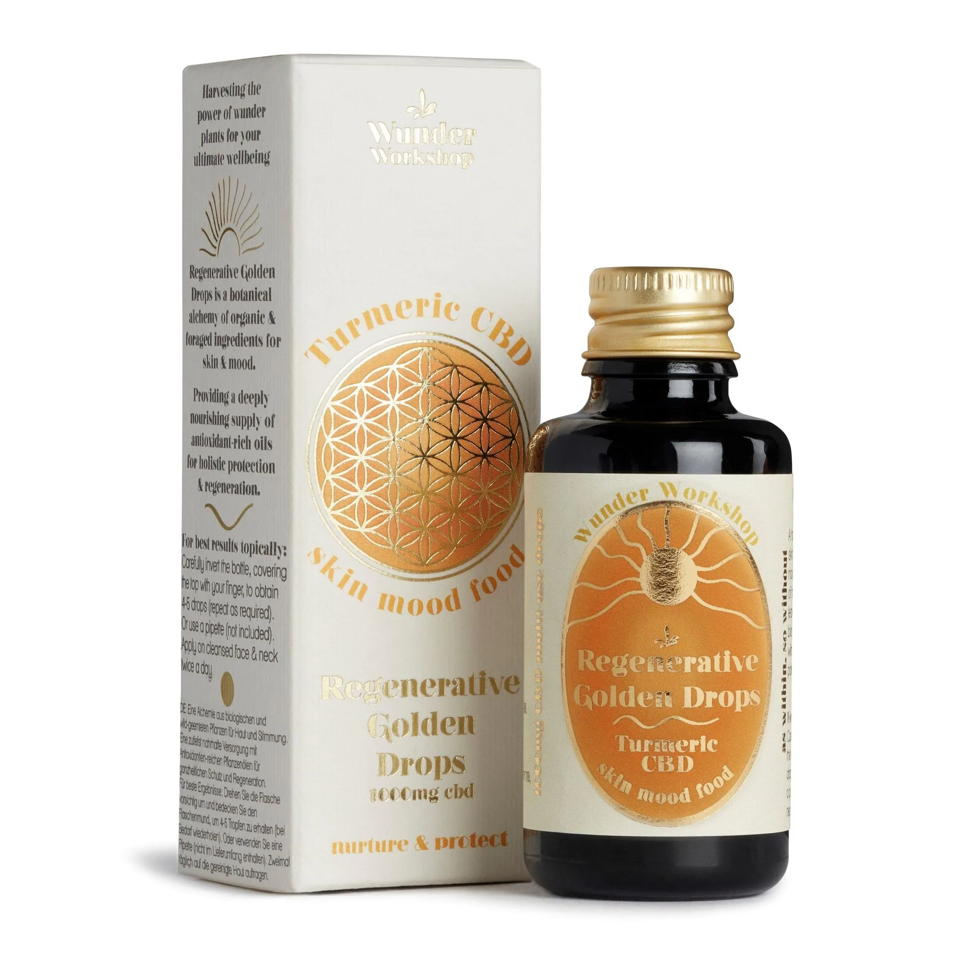 TURMERIC CBD - Regenerative Golden Drops (1000mg CBD)