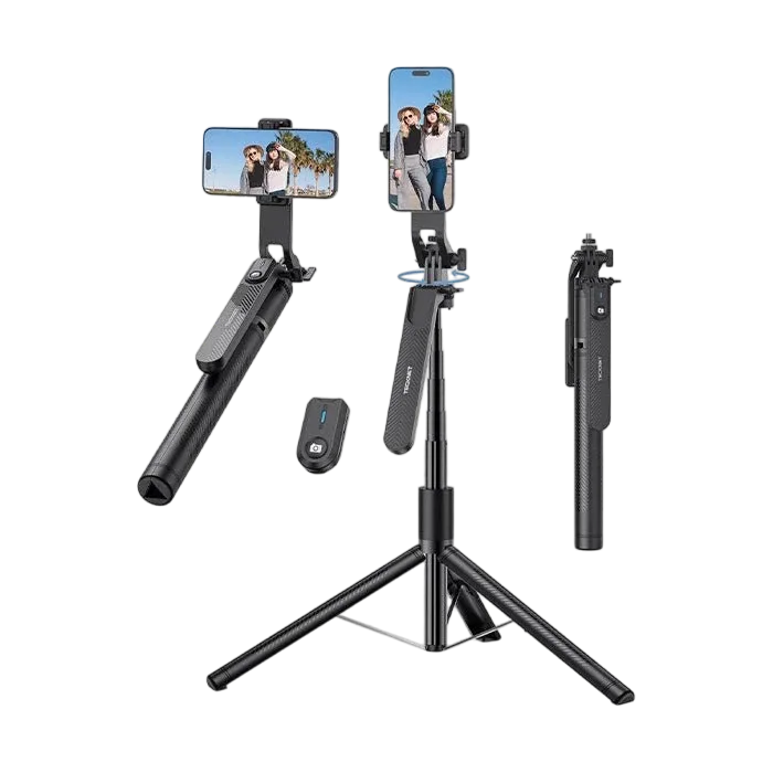 كيفية استخدام حامل الهاتف وعصا السيلفي لمكالمات الفيديو