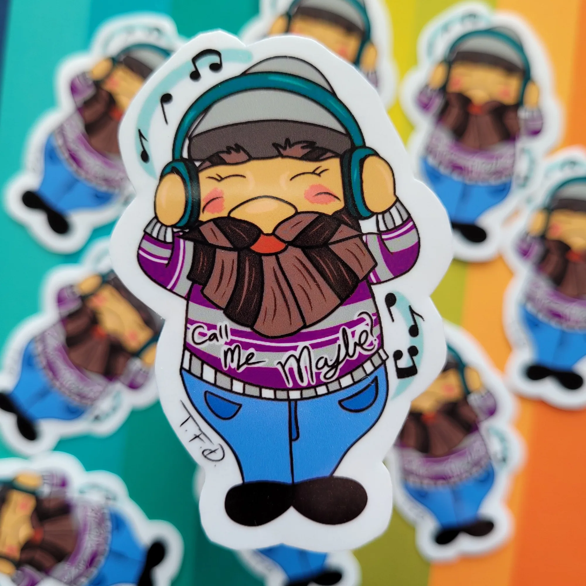 Greysexual Gnomosexual | Waterproof Vinyl Sticker