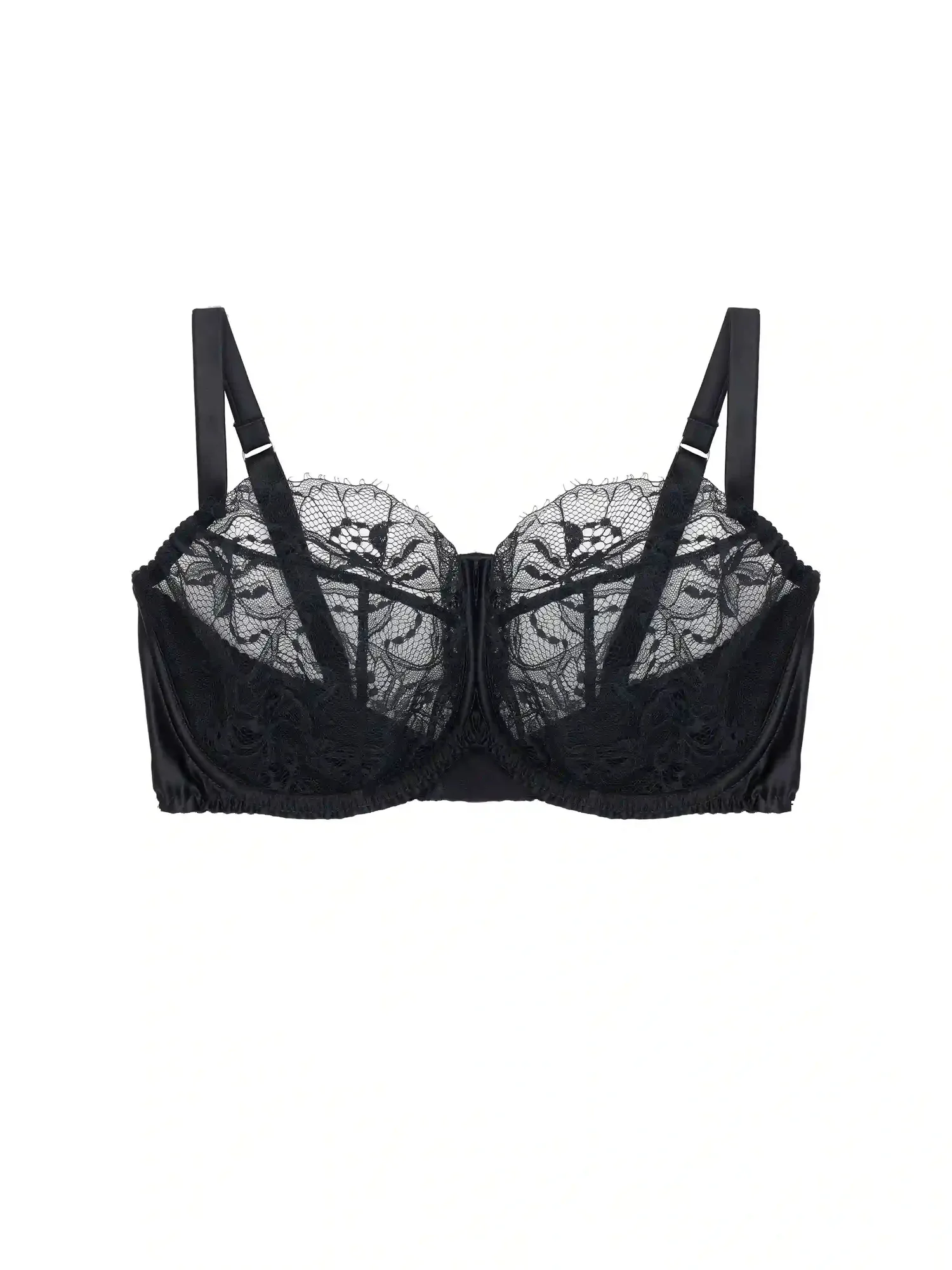 Signature Lace Schwarzer Curve-Balconette-BH