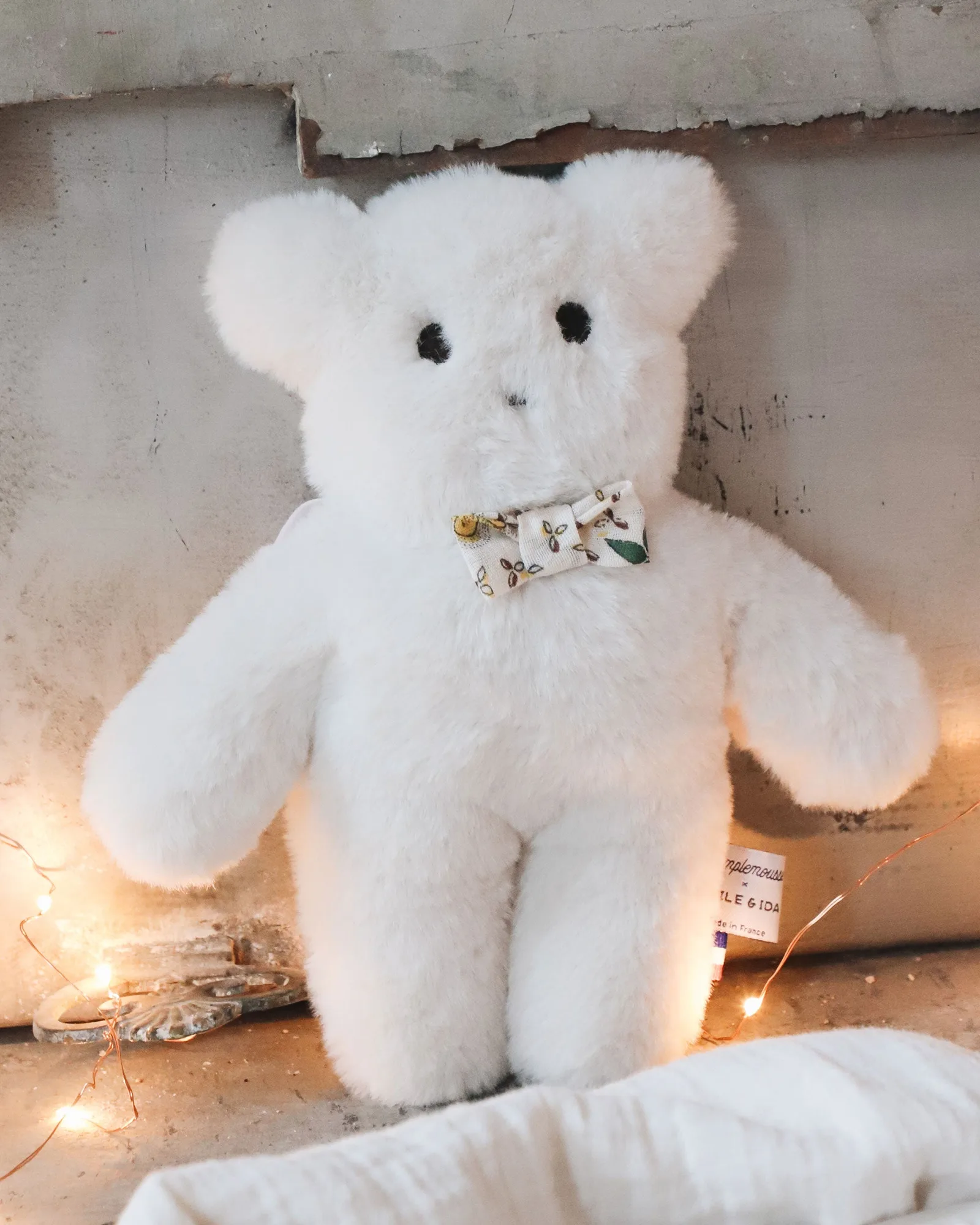 Peluche - Ourson écru Pamplemousse x Emile et Ida