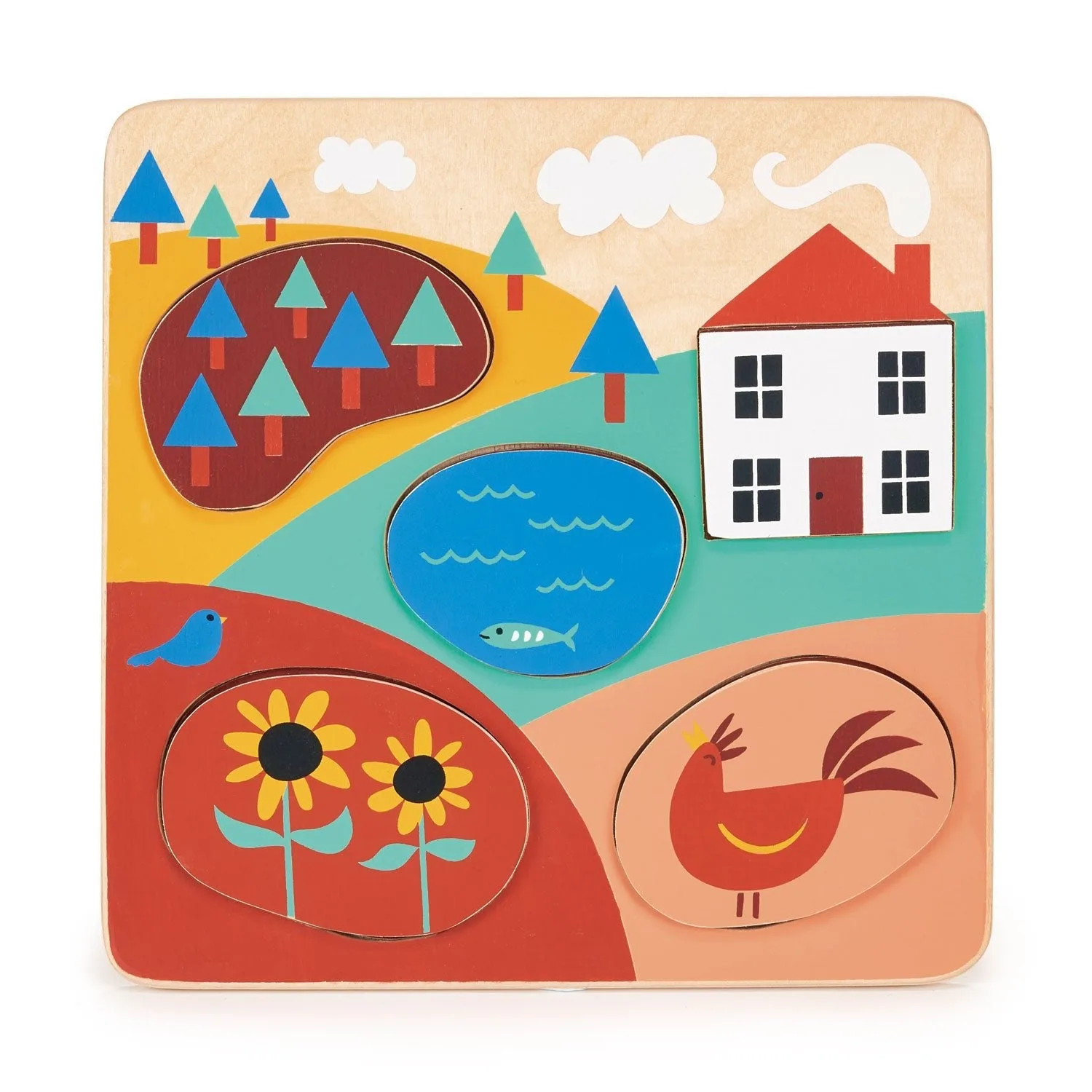 Wooden Countryside Puzzle