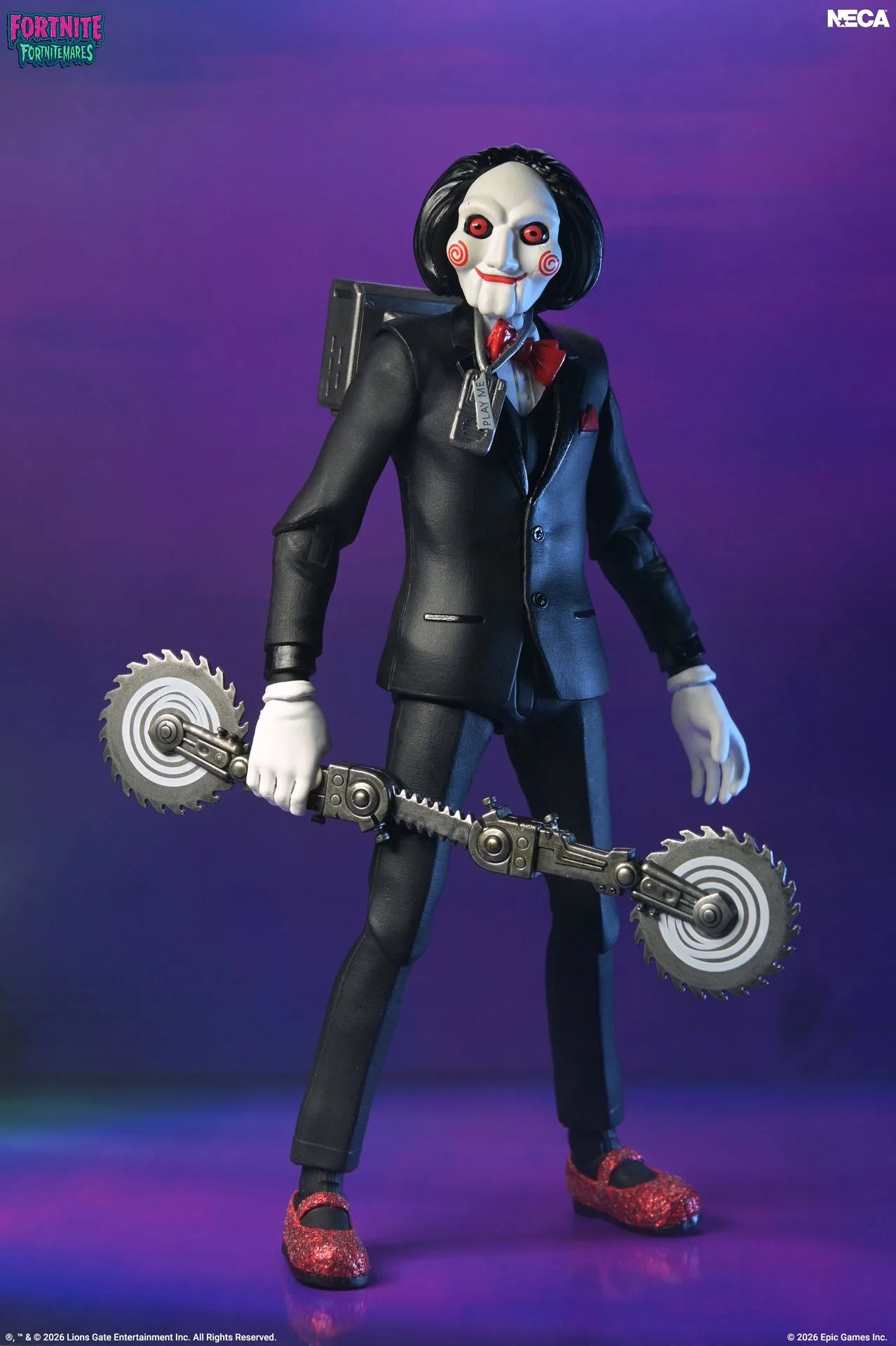 Fortnite x SAW - Fortnitemares Billy the Puppet 7” Scale Action Figure (PRE-ORDER)