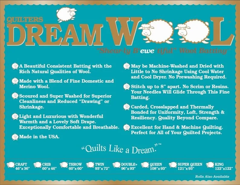 Quilters Dream Wool oder Poly Deluxe Vlies: Was wählen?