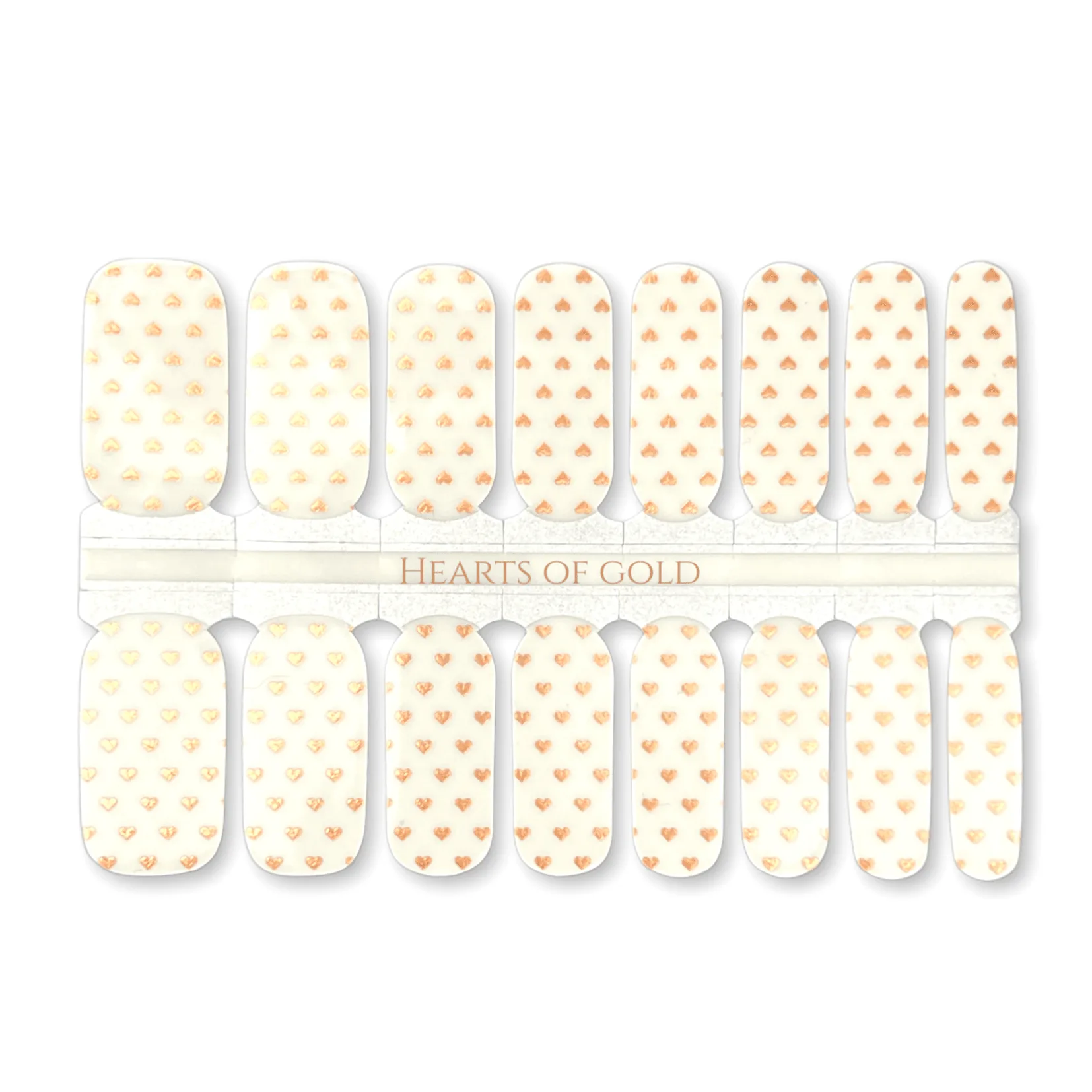HEARTS OF GOLD 指甲貼片:貼上與卸除技巧