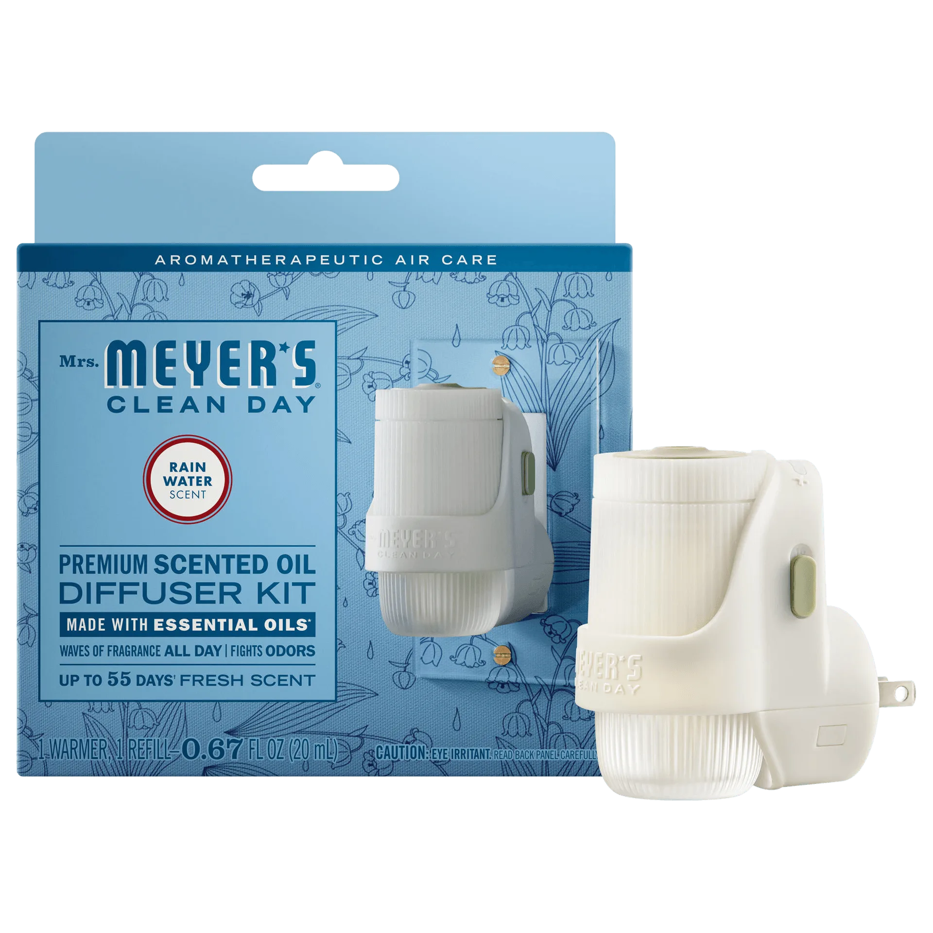 Rain Water Plug In Scented Oil Warmer With Refill