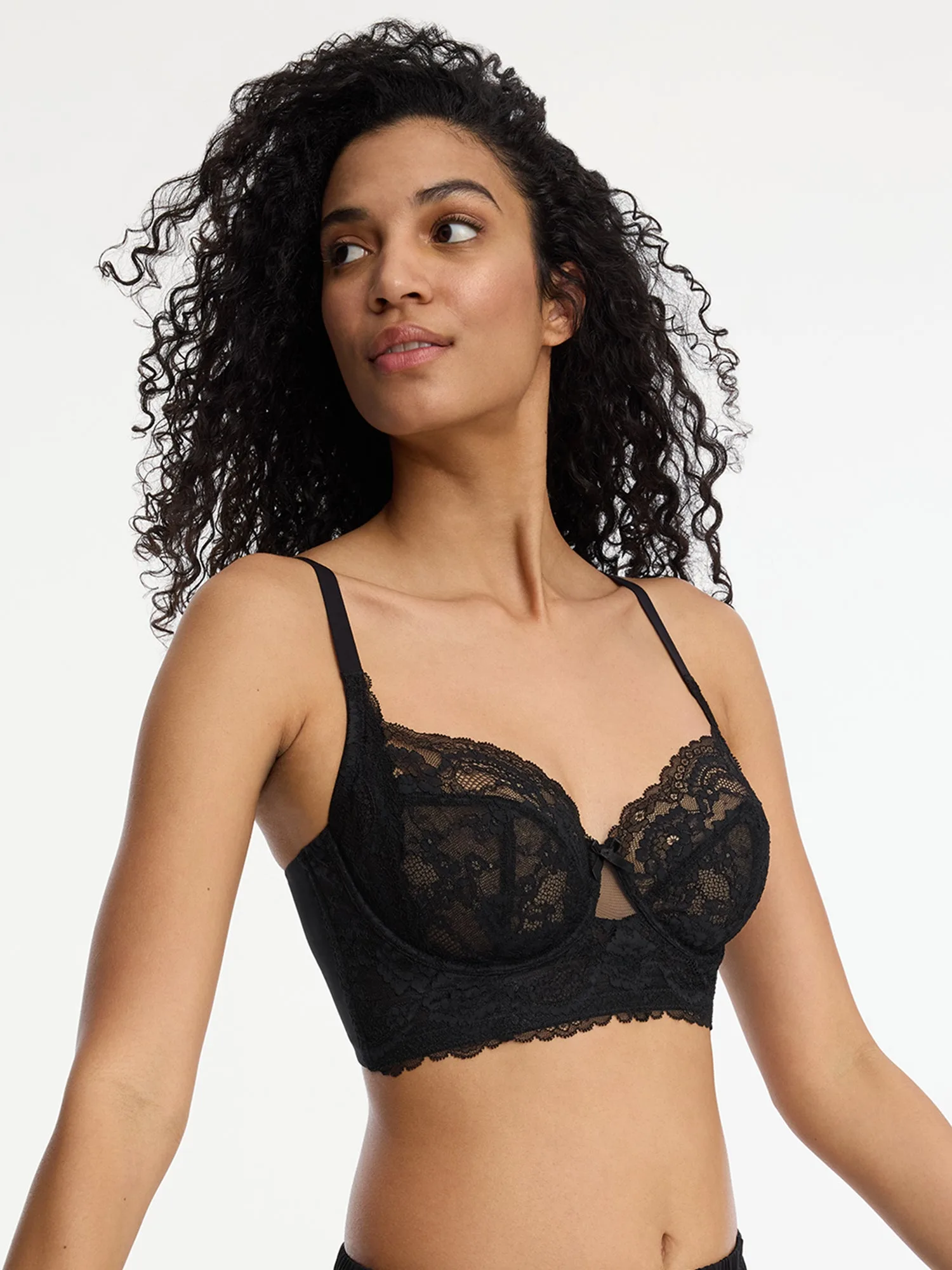 Minx Longline Side Support Lace Bra