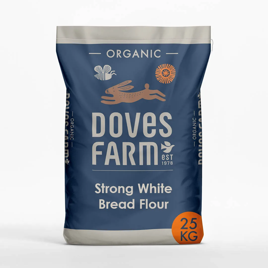 Organic Strong White Bread Flour - 25kg Sack