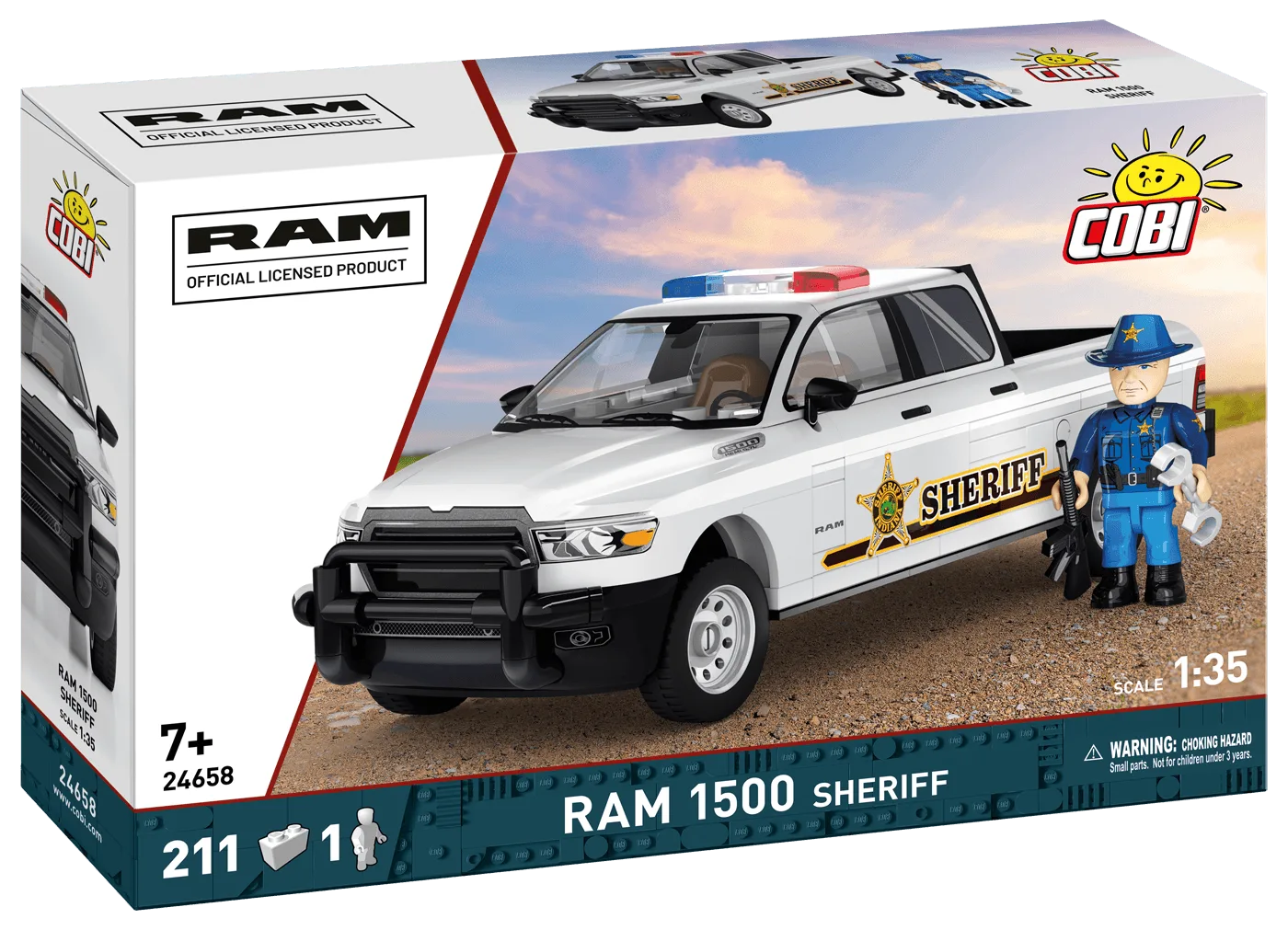 Camion dello sceriffo COBI DODGE Ram 1500: Set #24658