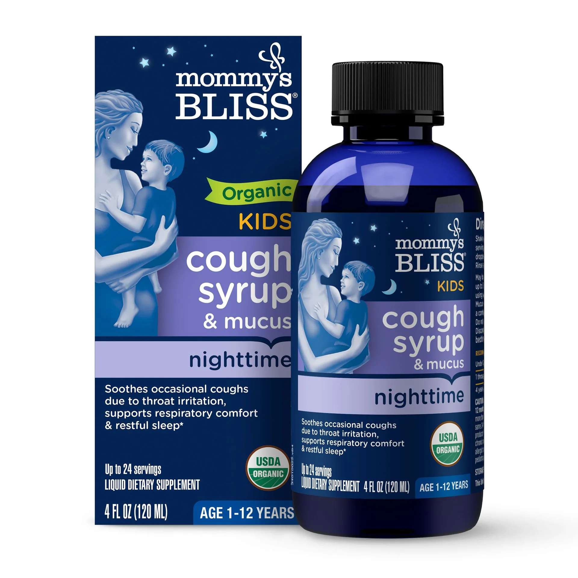 Organic Kids Cough Syrup & Mucus Nighttime