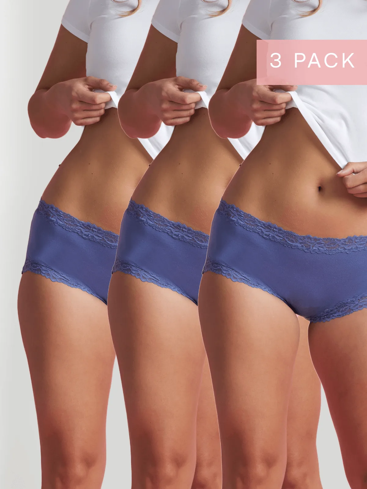 3 Pack Sukie Cotton Boyleg