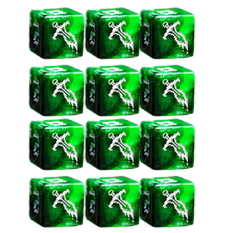1UP-Dice Poison Dagger 12d6 Set