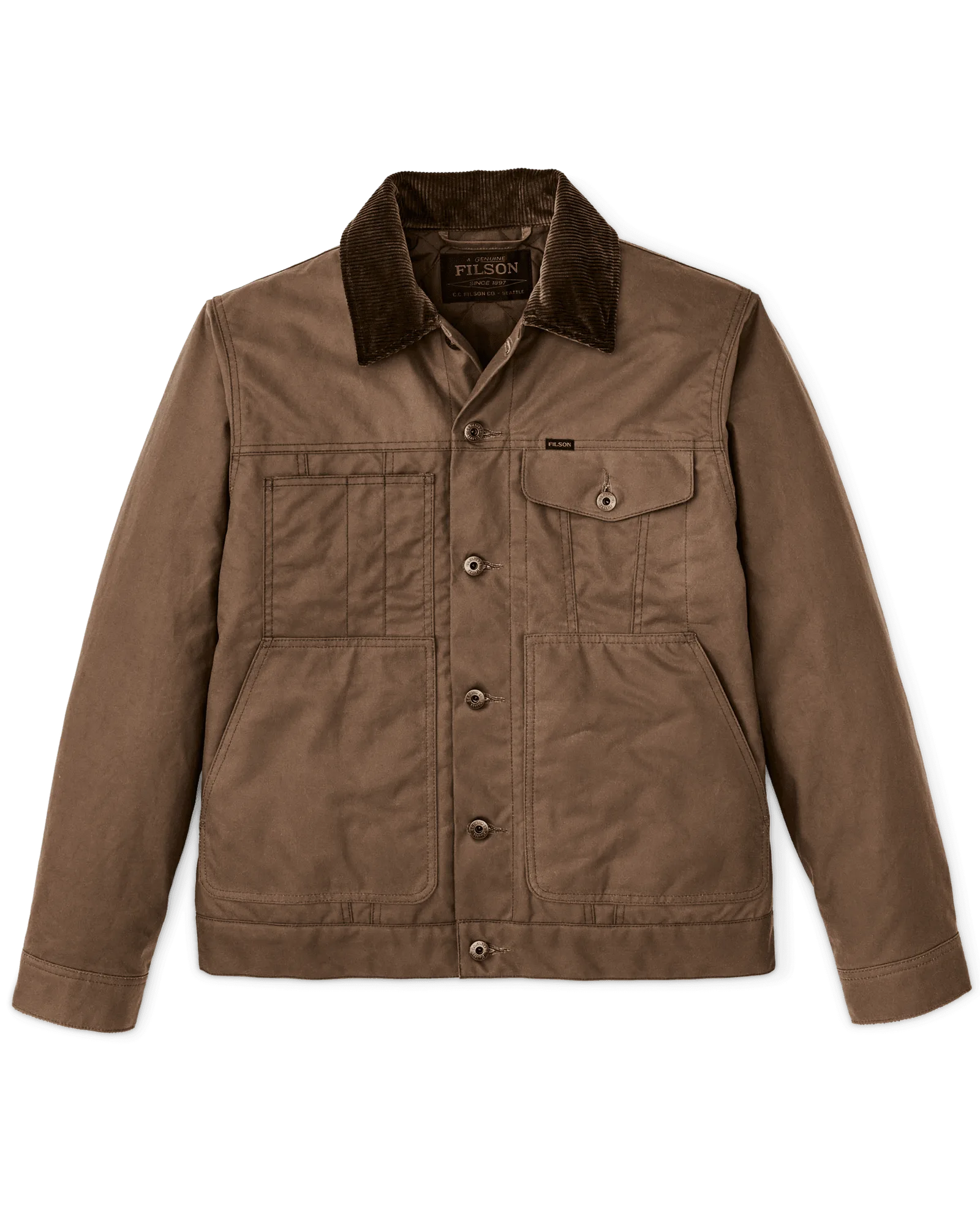 Insulated Short Cruiser Jacket - Dark Brown