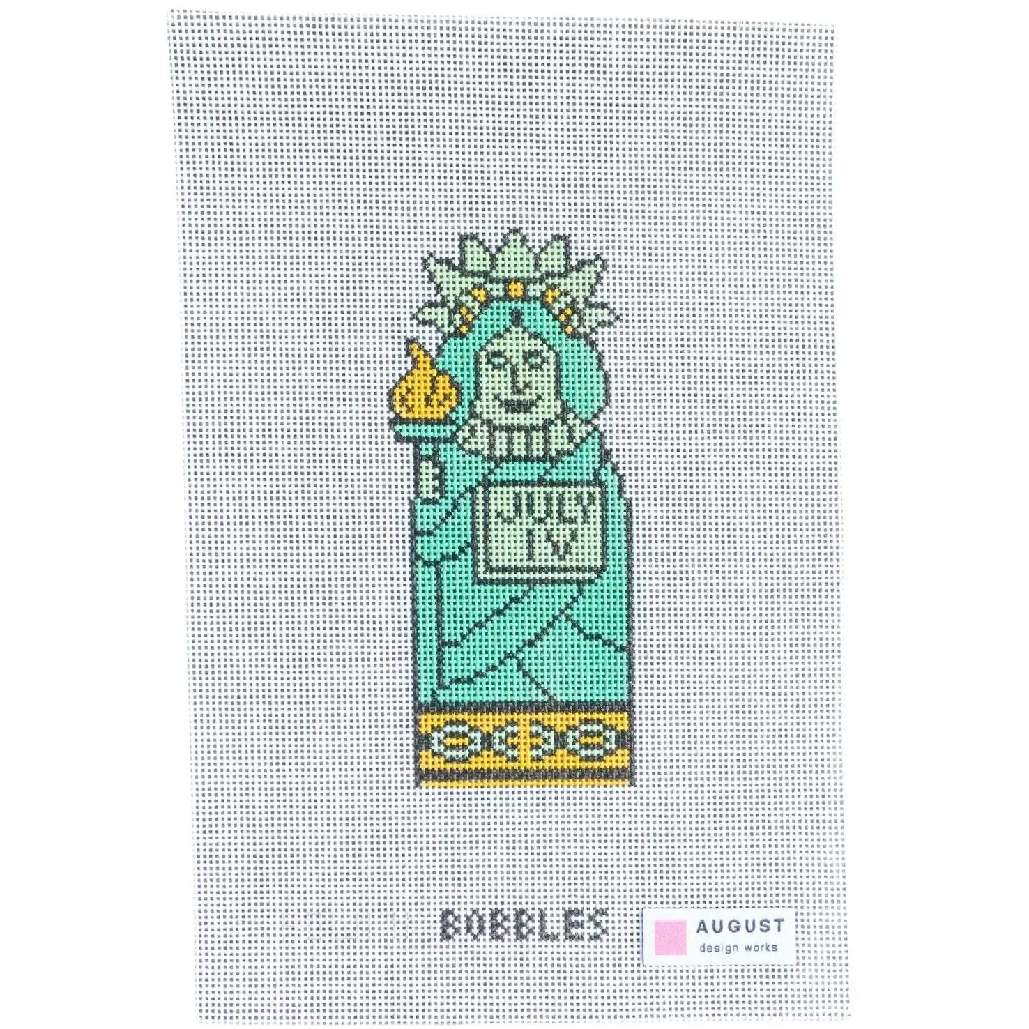 Statue of Liberty Bobble - Needlepoint Canvas (Wholesale)