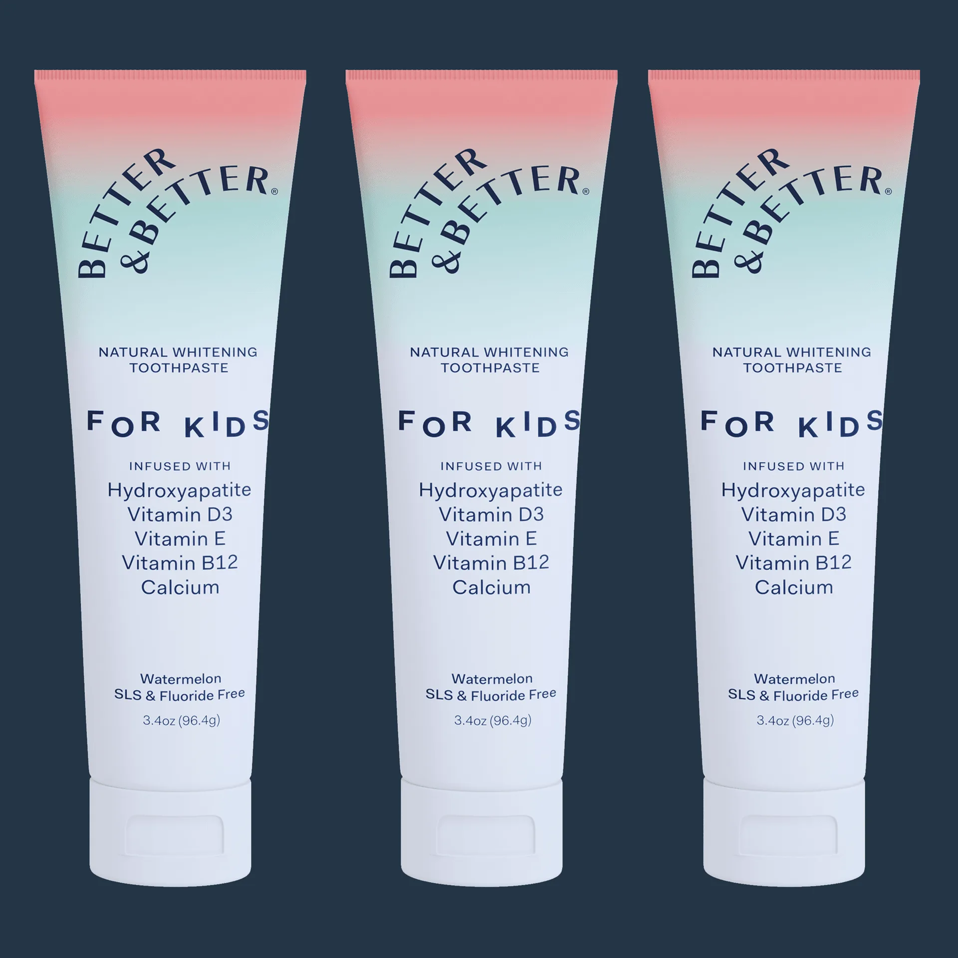 Kids Multivitamin Toothpaste - 3 Pack