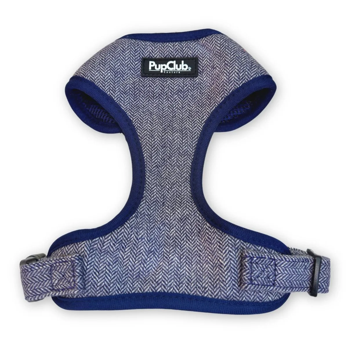 Tweed Adjustable Harness - Blue (Wholesale)