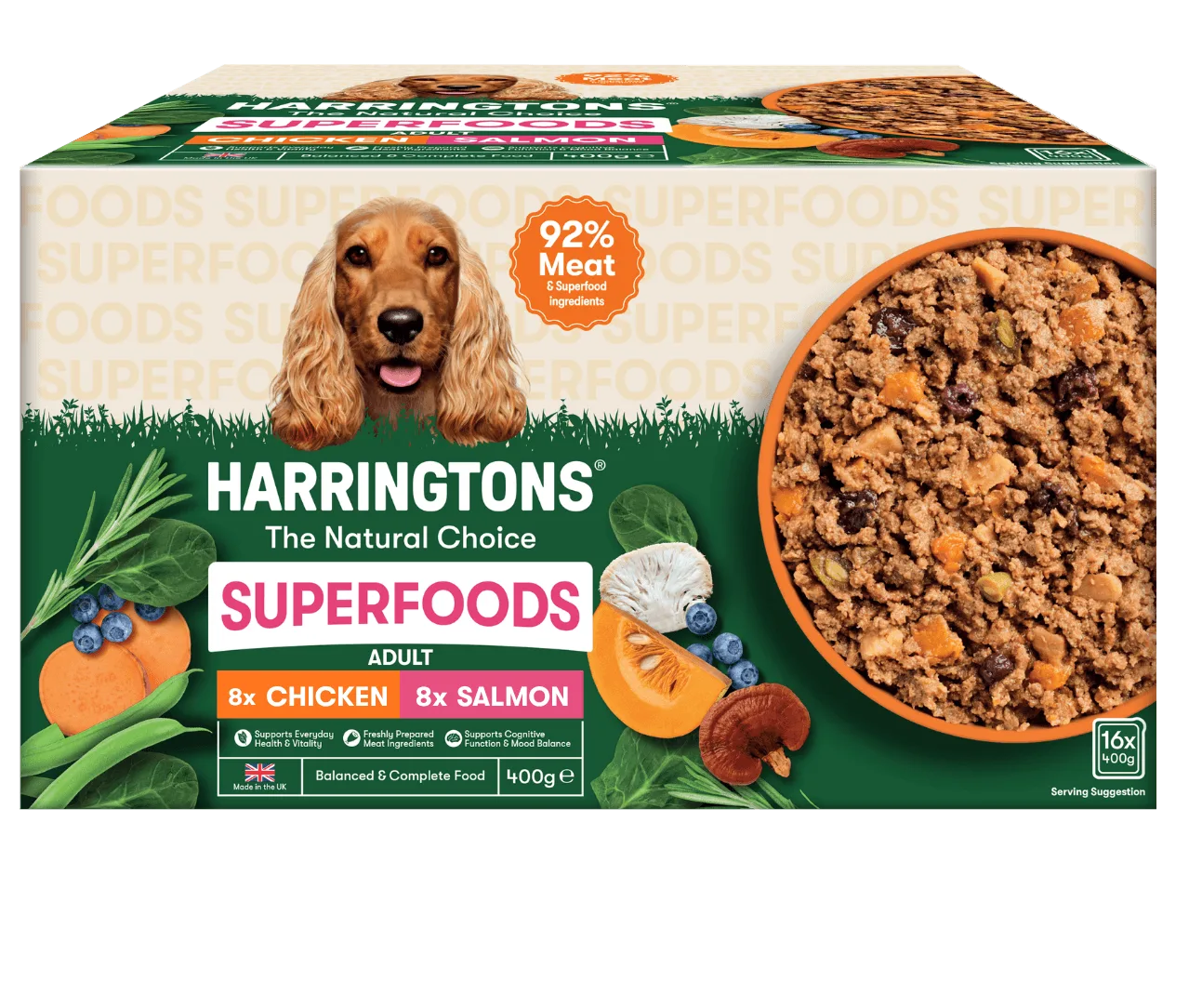 Harringtons Superfoods Grain-Free Wet Dog Food Mixed Pack FAQ
