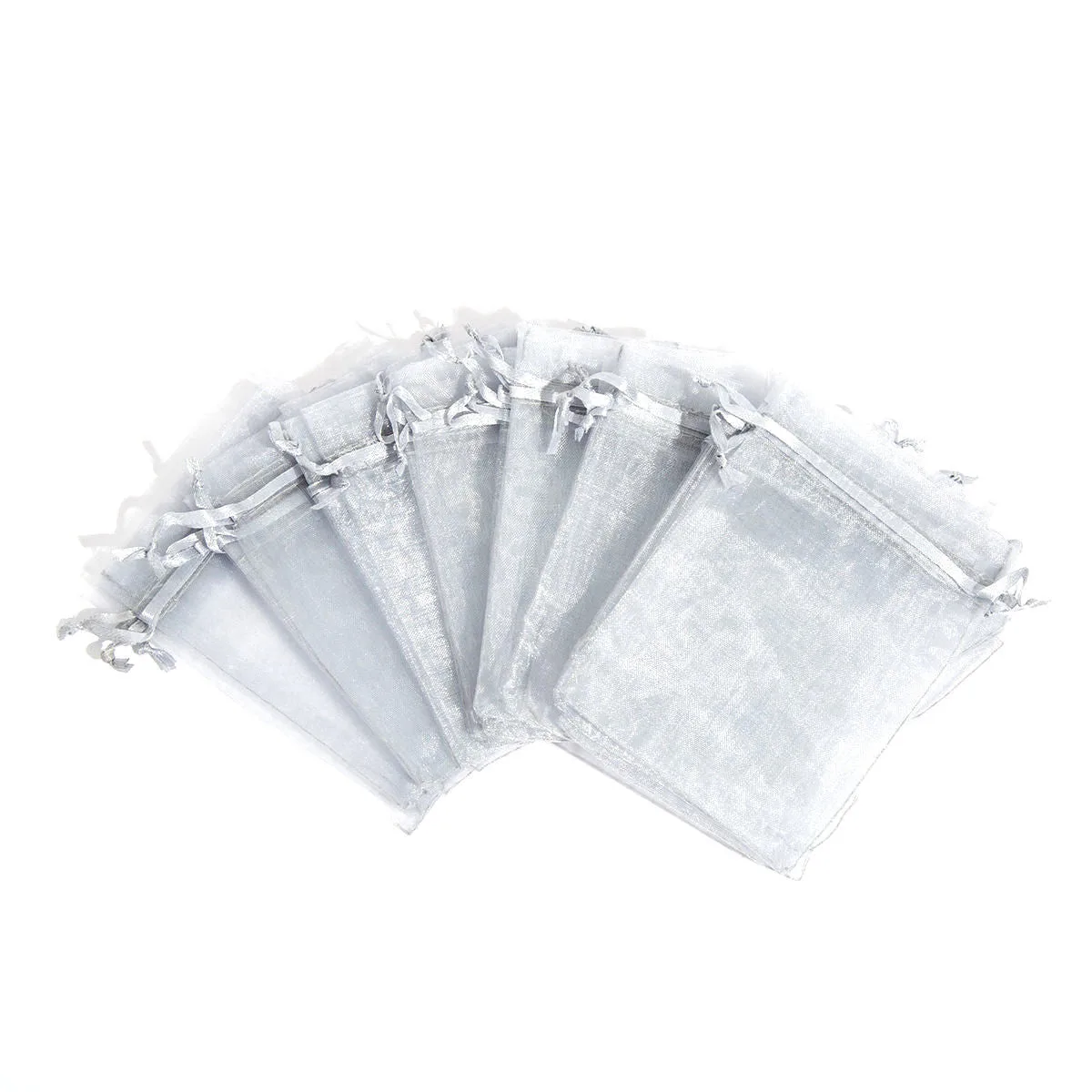 Organza Bag - Silver - 7cm x 9cm