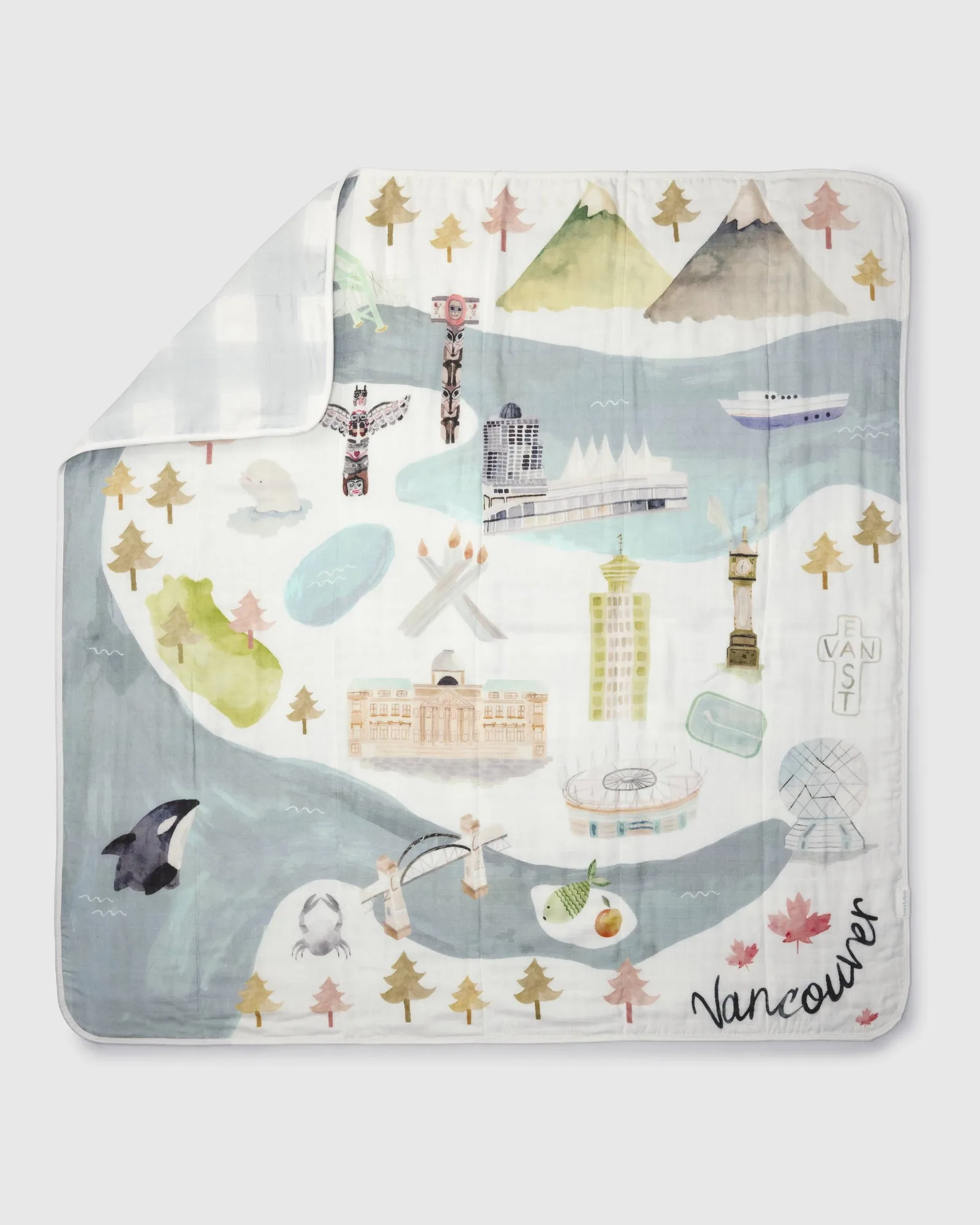 Baby Muslin Quilt in Tanboocel® Bamboo Viscose - Vancouver