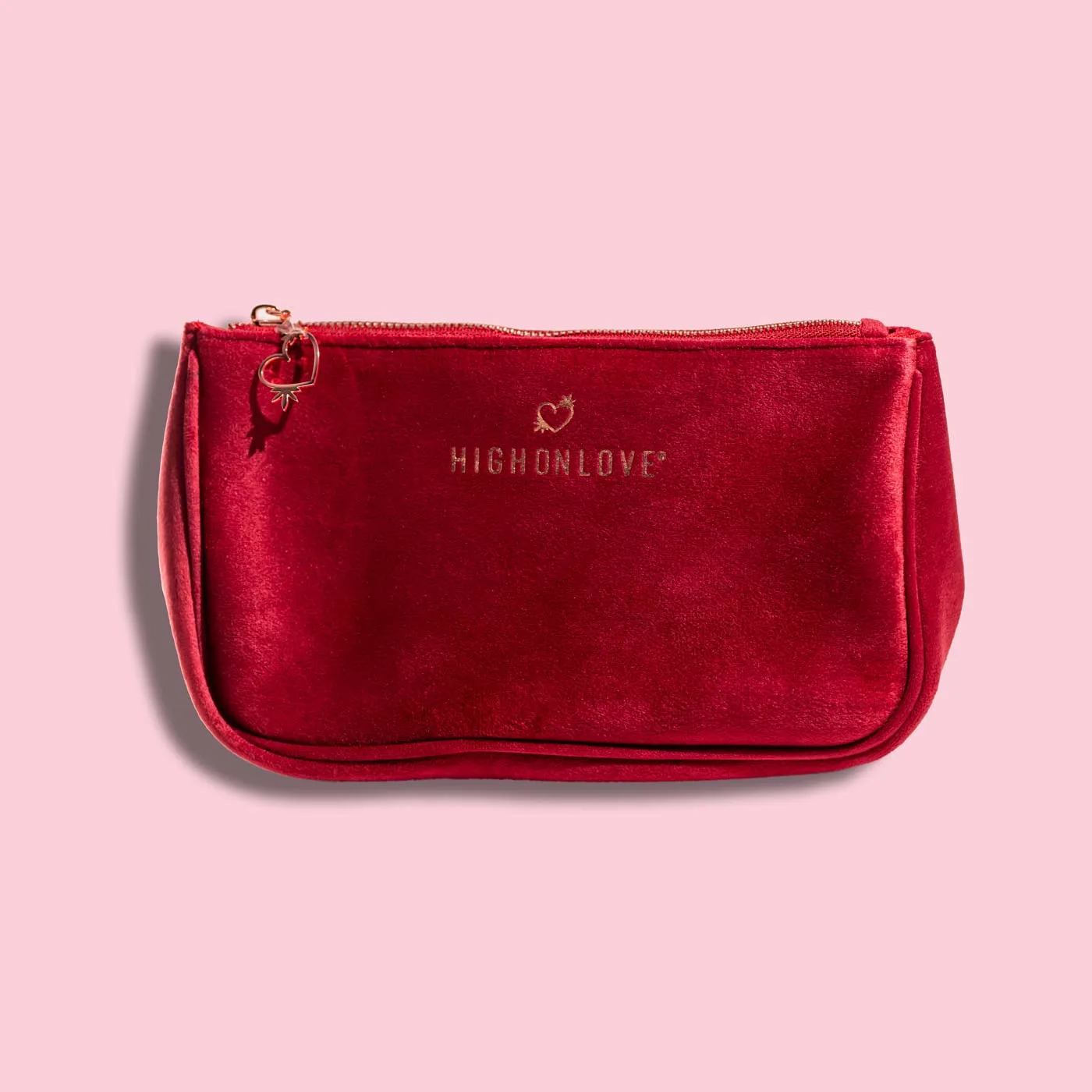 Bolsa de terciopelo rojo
